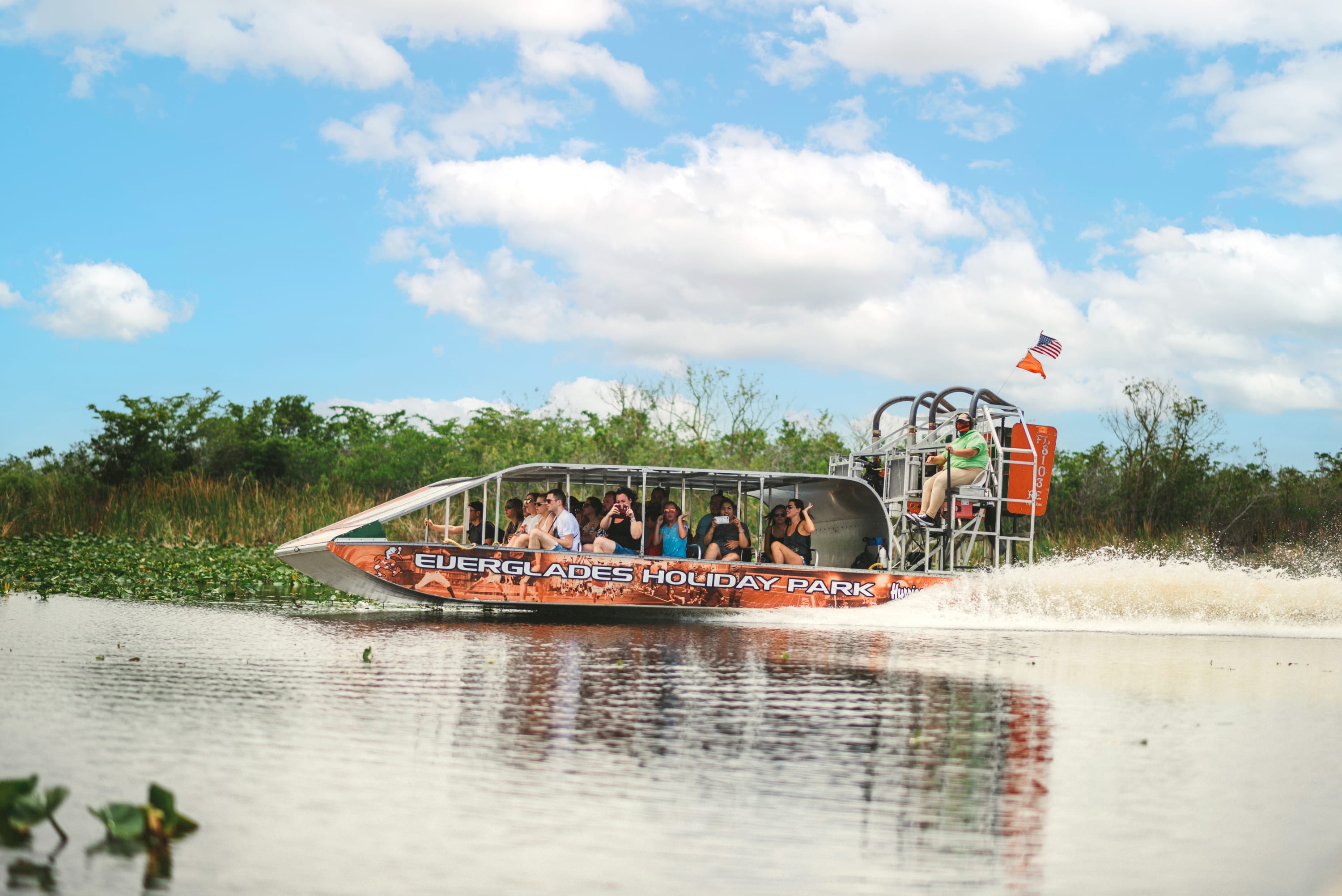 airboat tour at everglades holiday park