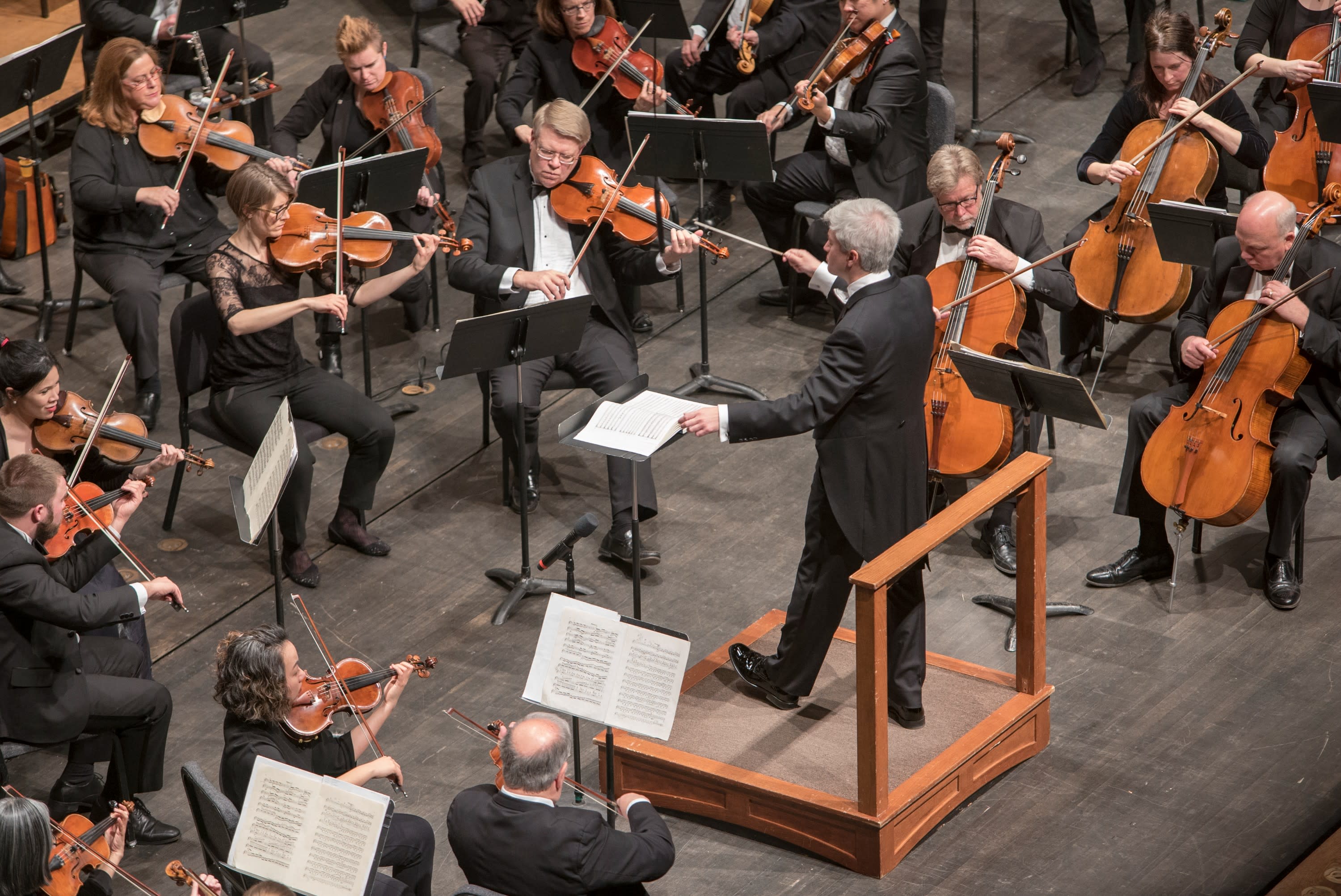 Music Director, Eric Garcia and Orchestra