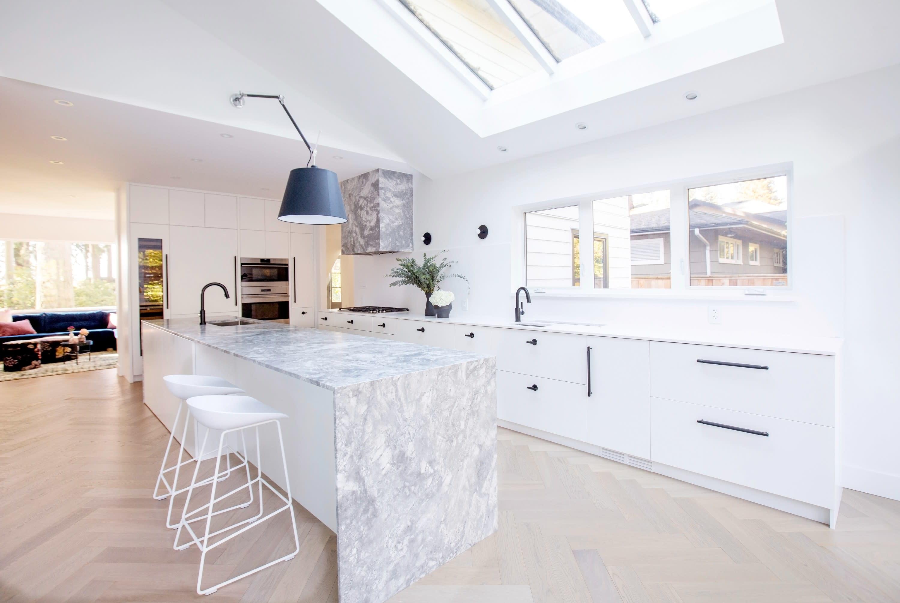 North Vancouver home bright and airy kitchen renovation