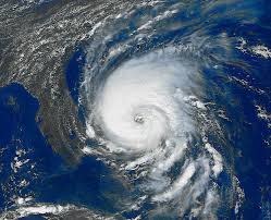 Image showing hurricane passing the Caribbean Sea.