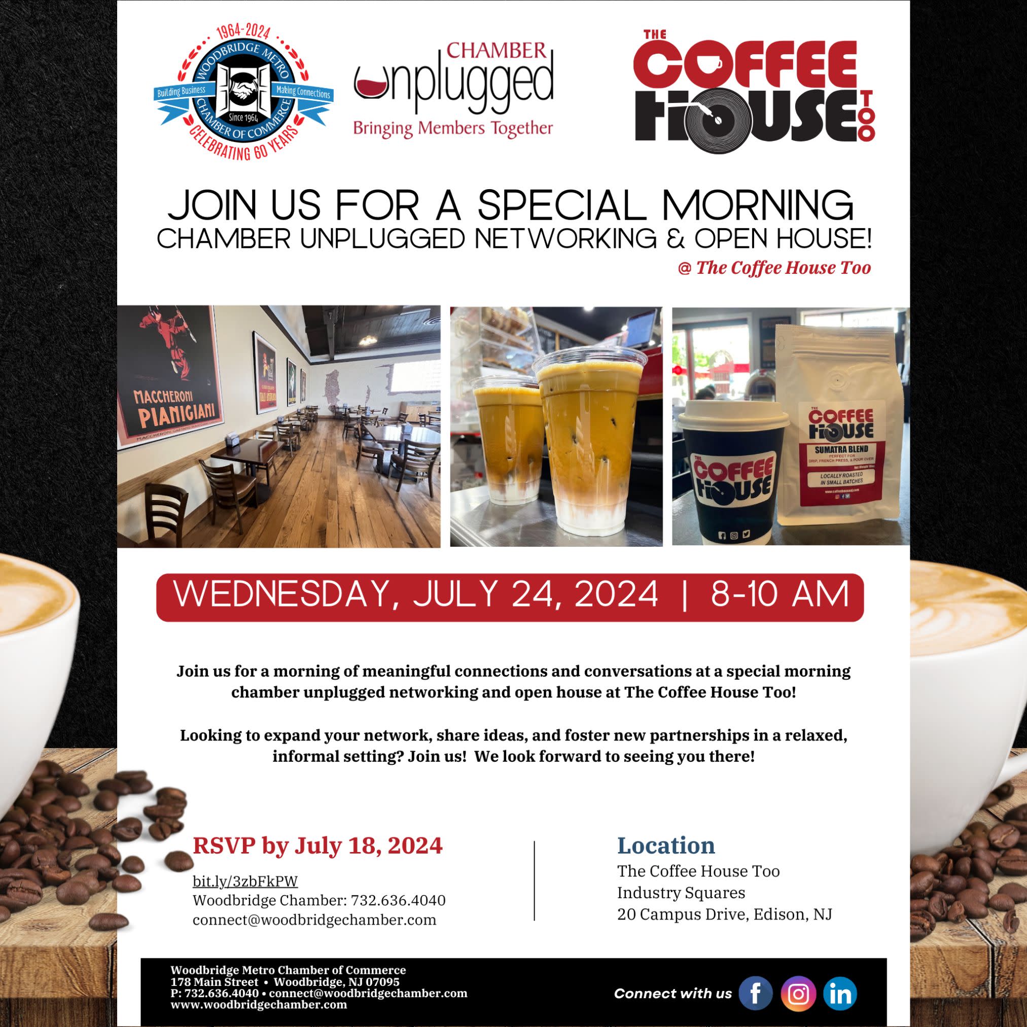 Chamber Unplugged The Coffee House Too default Woodbridge Chamber