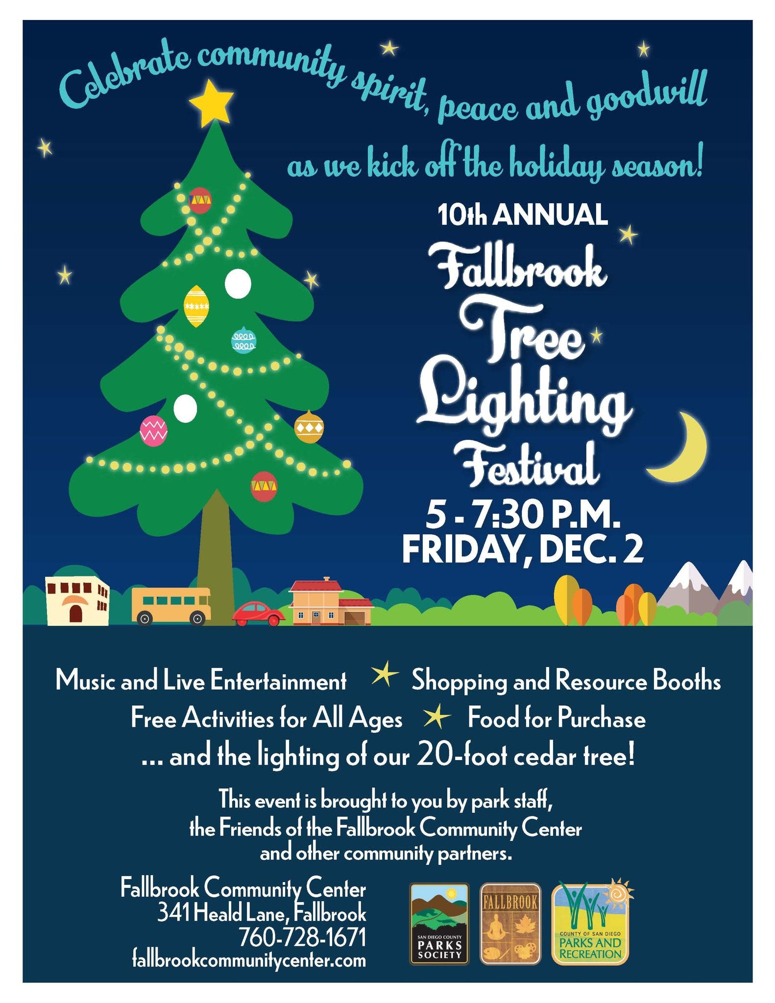 Fallbrook Tree Lighting Festival Fallbrook Chamber of Commerce