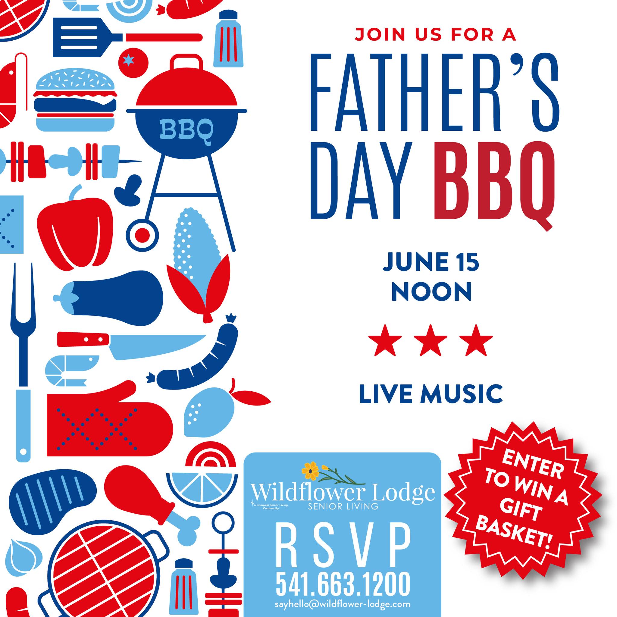 Father's Day BBQ at Wildflower Lodge