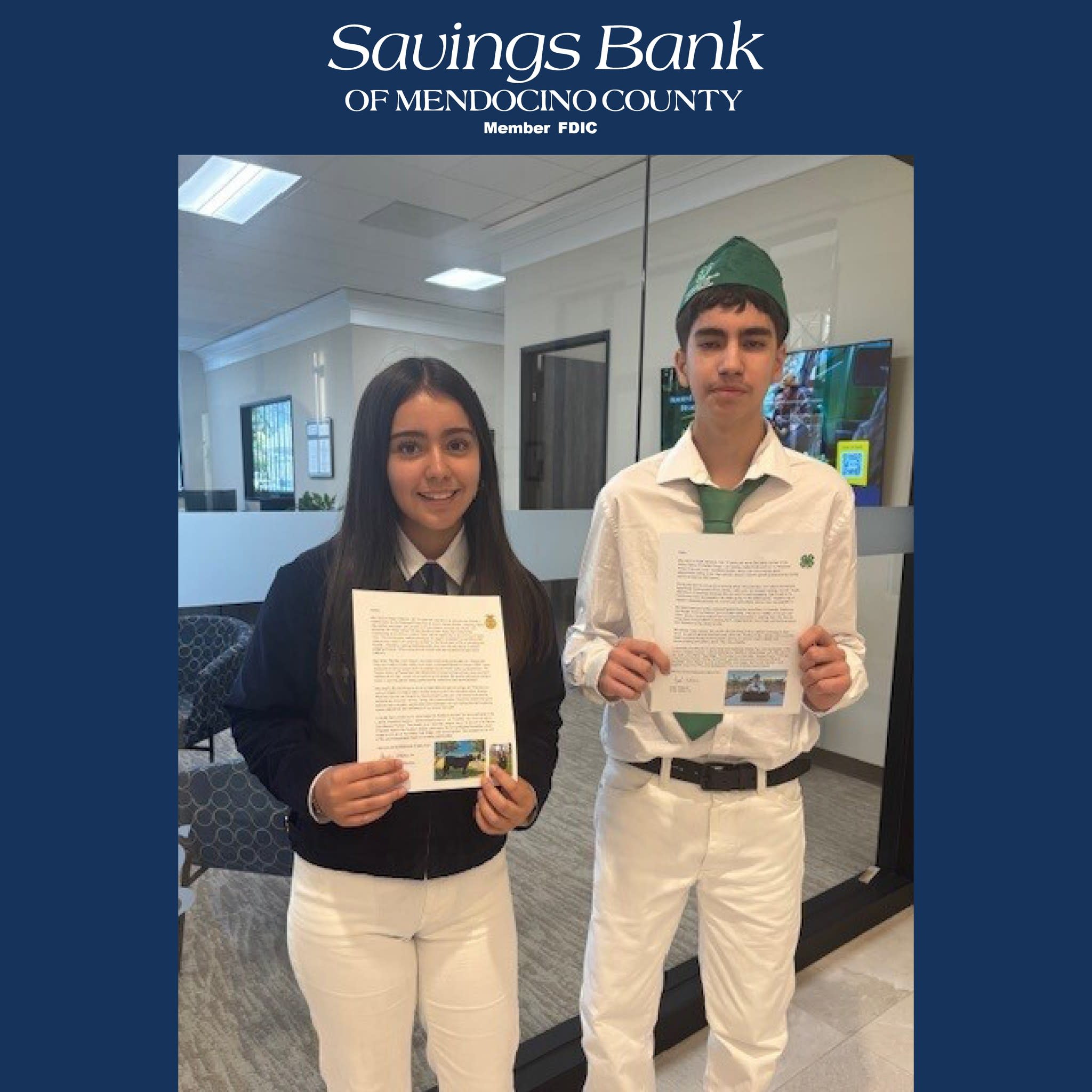 Savings Bank of Mendocino County 4H