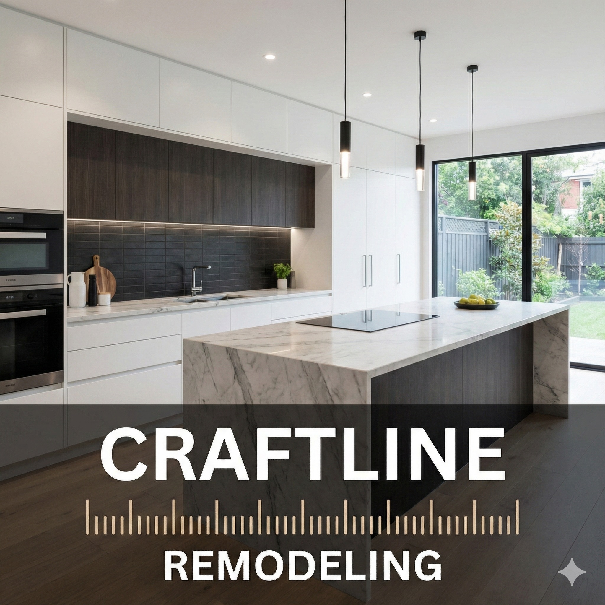 Kitchen remodel in St Petersburg FL by Craftline Remodeling – modern kitchen renovation with new cabinets, countertops, and f