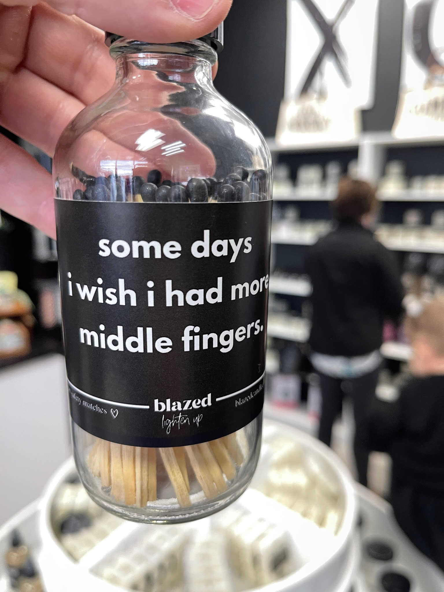 Matches at Blazed Candle Co.