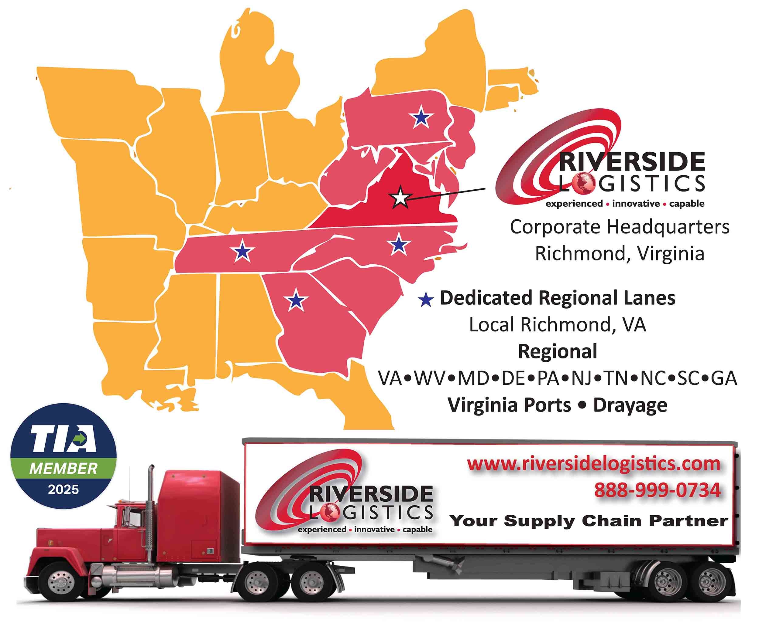 Riverside Logistics- Third-Party Logistics (3PL) , Your Supply Chain Partner, Transportation Freight In Richmond, Virginia