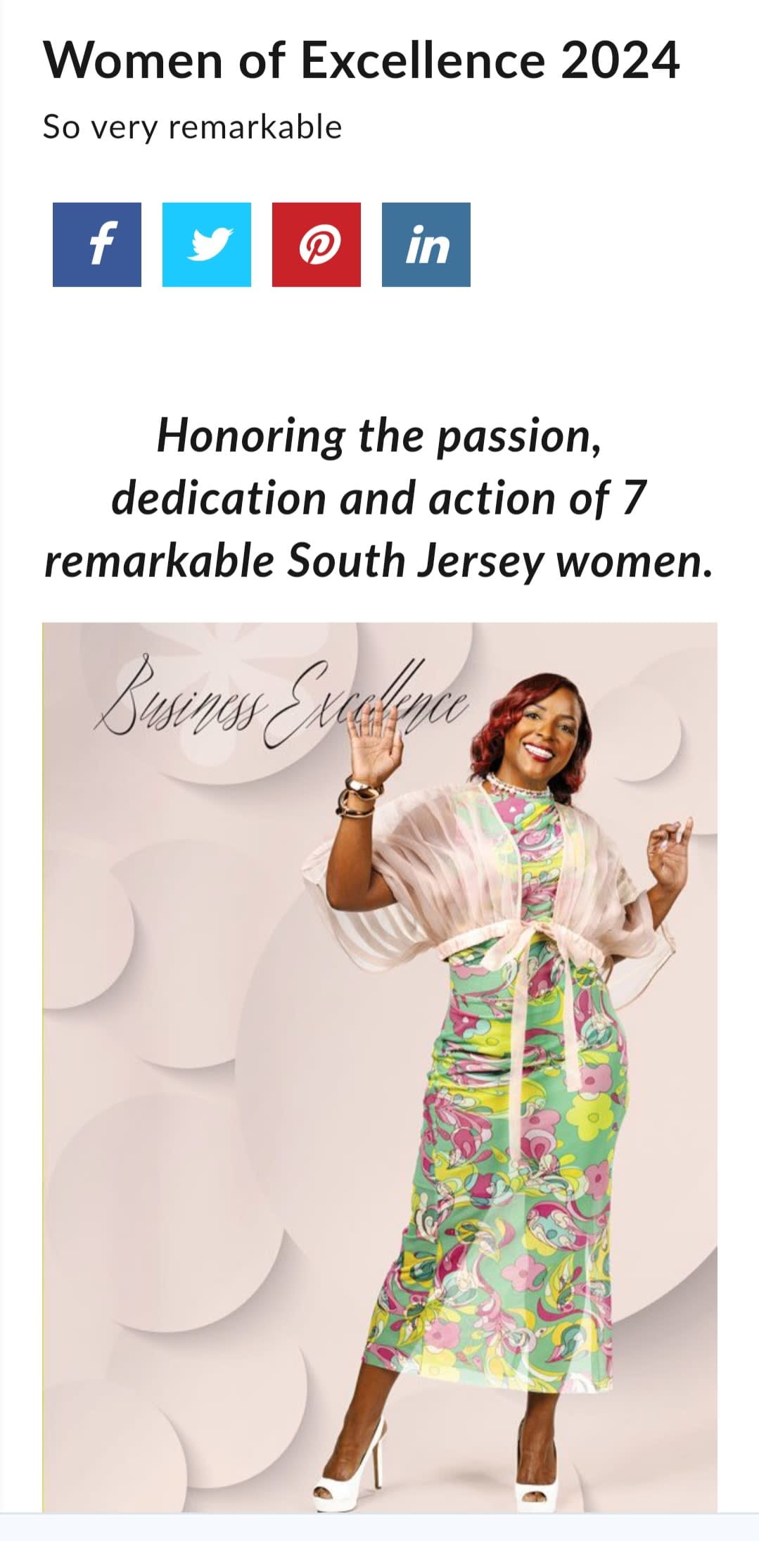 Dr. Chalice C. Rhodes, SJ Mag Media Women of Excellence 2024, Business Excellence
