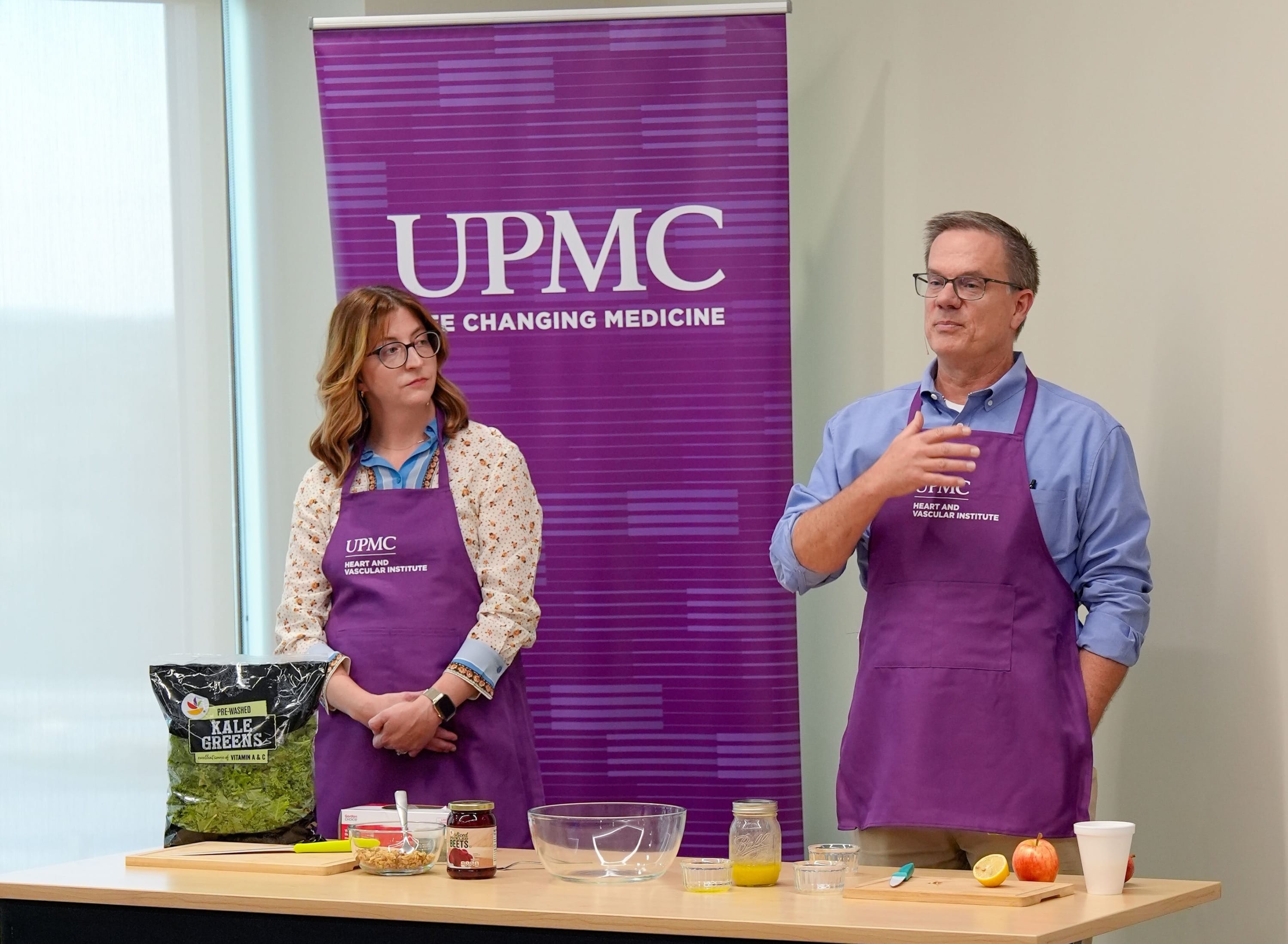 Photo of Dr. Michael Bosak, and Dr. Ashley Zinda