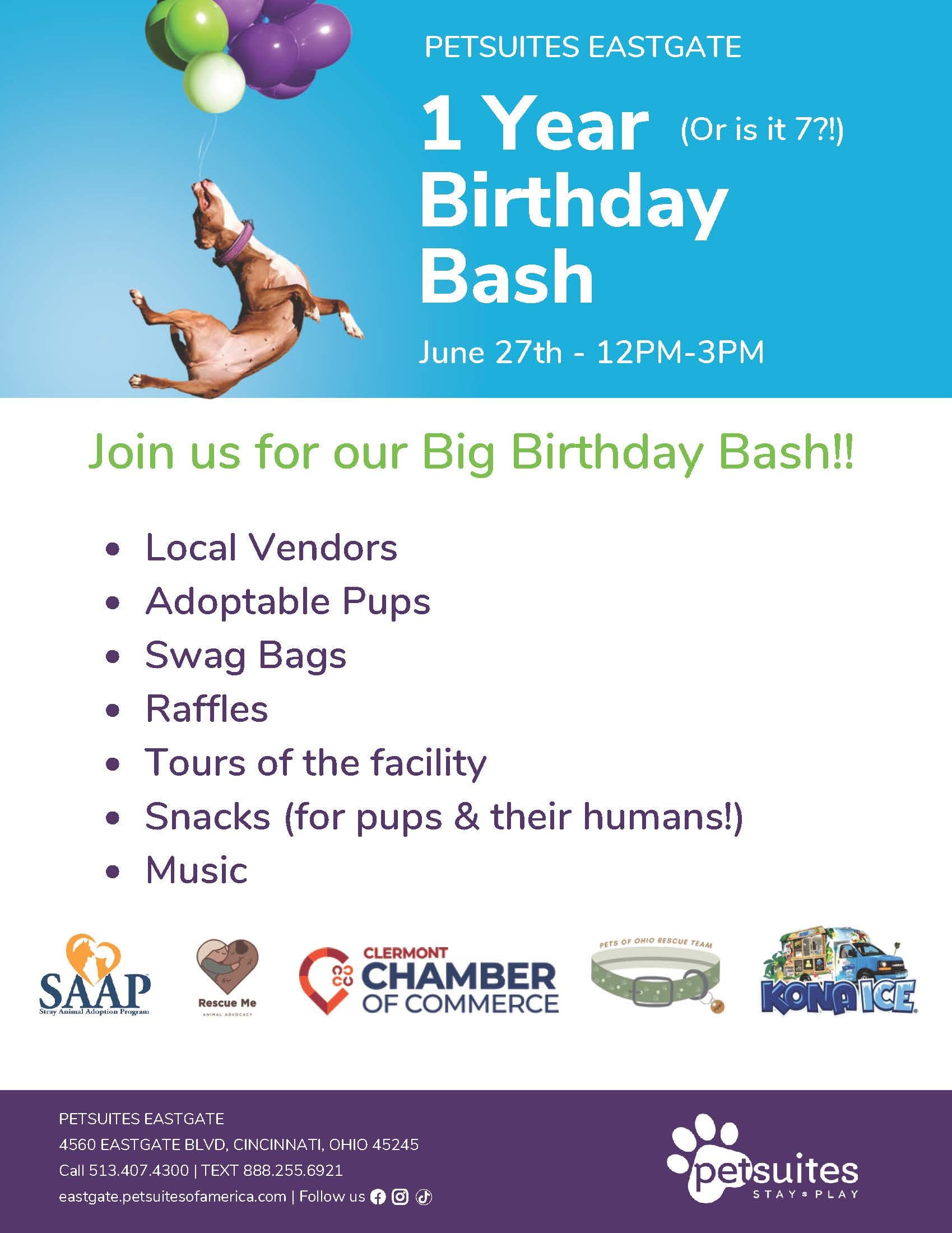 Petsuites sponsors birthday