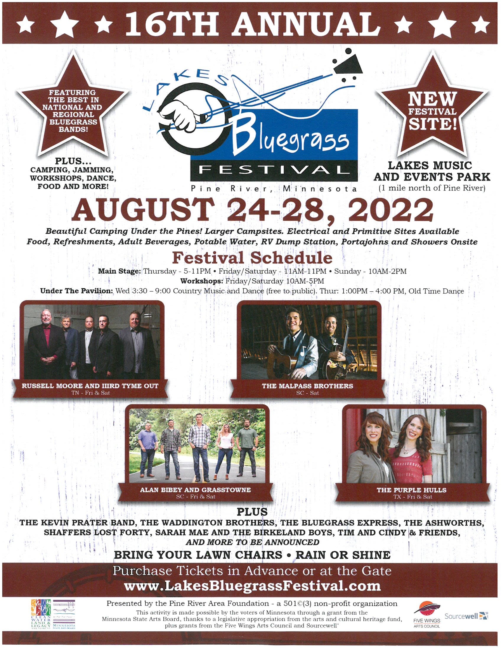 16th Annual Lakes Bluegrass Festival CM Pequot Lakes Minnesota