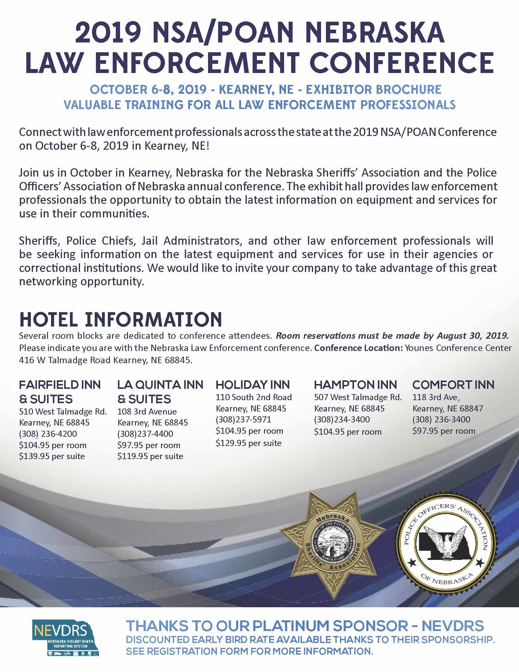 2019 NSA/POAN Exhibitors