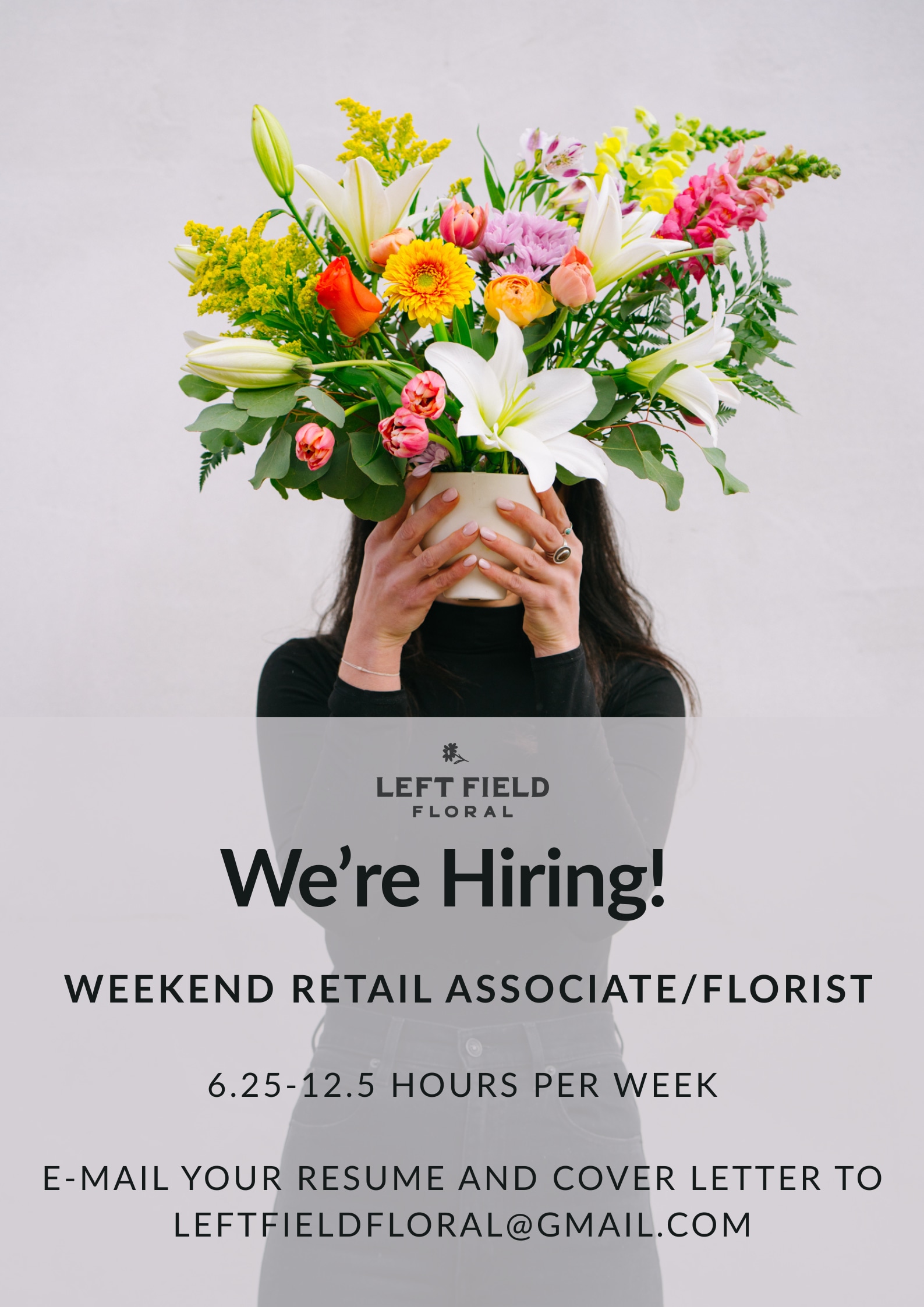 We're Hiring at Left Field Floral