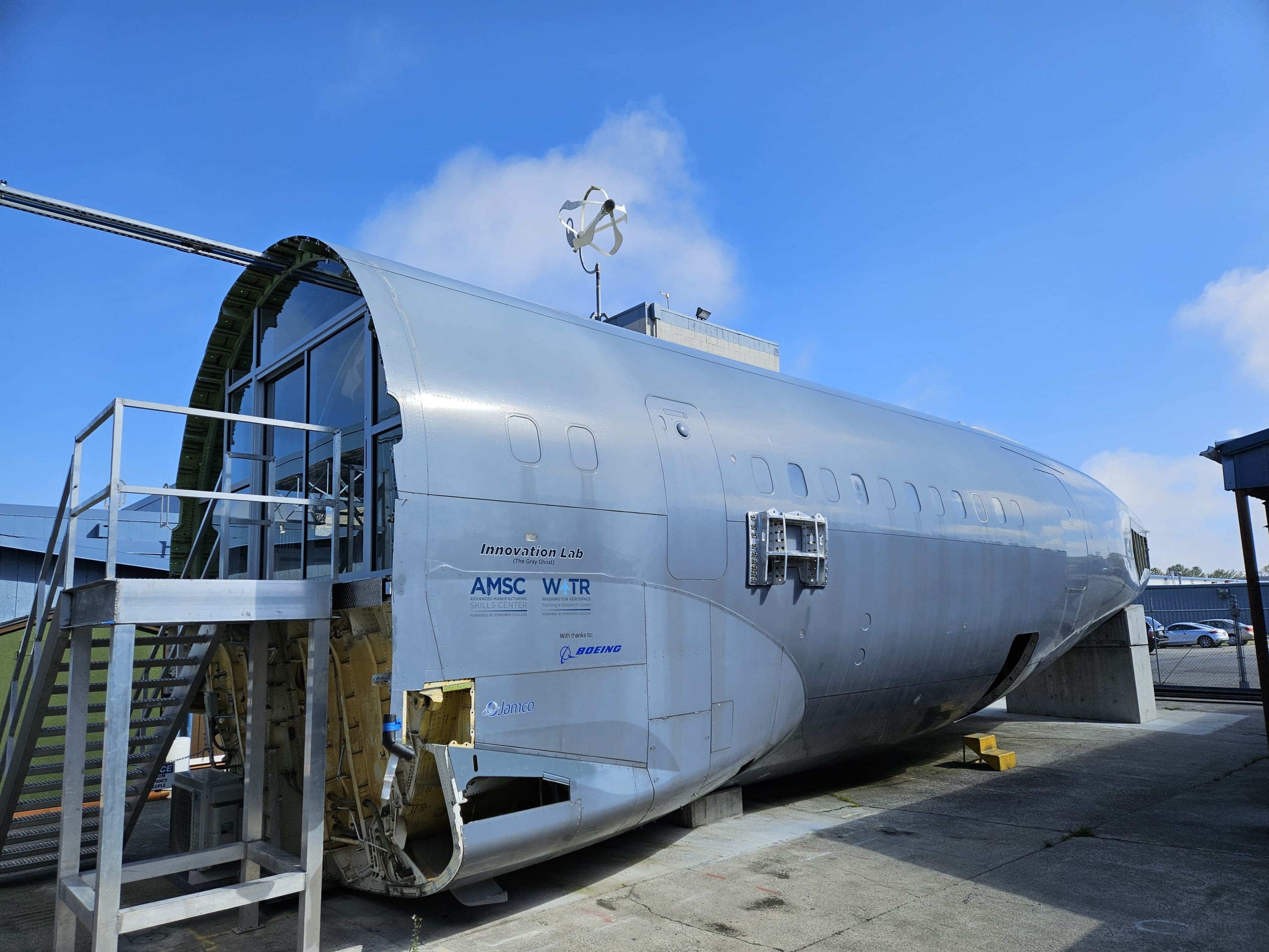 A WATR Center fuselage