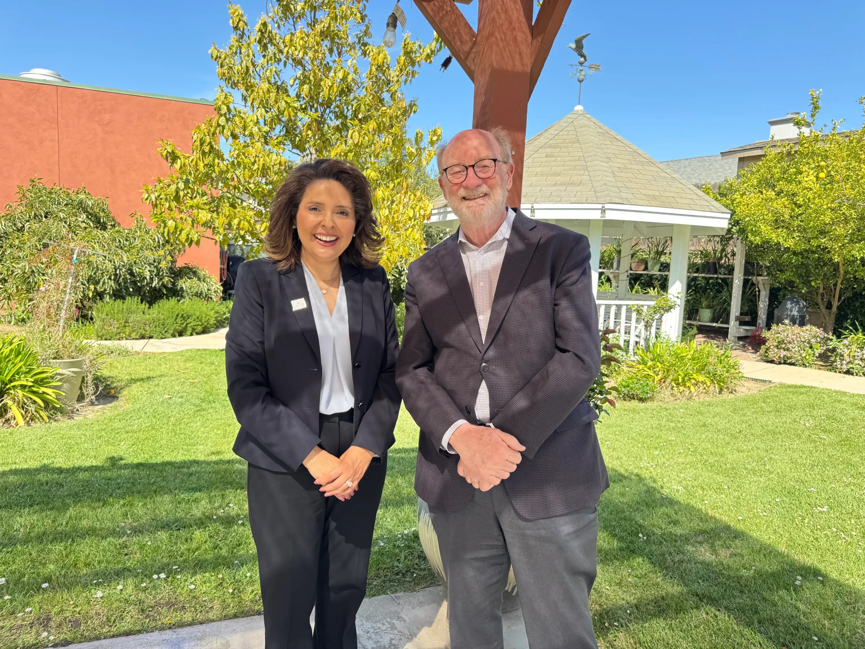 Ida Lopez Chan and Senator John Laird