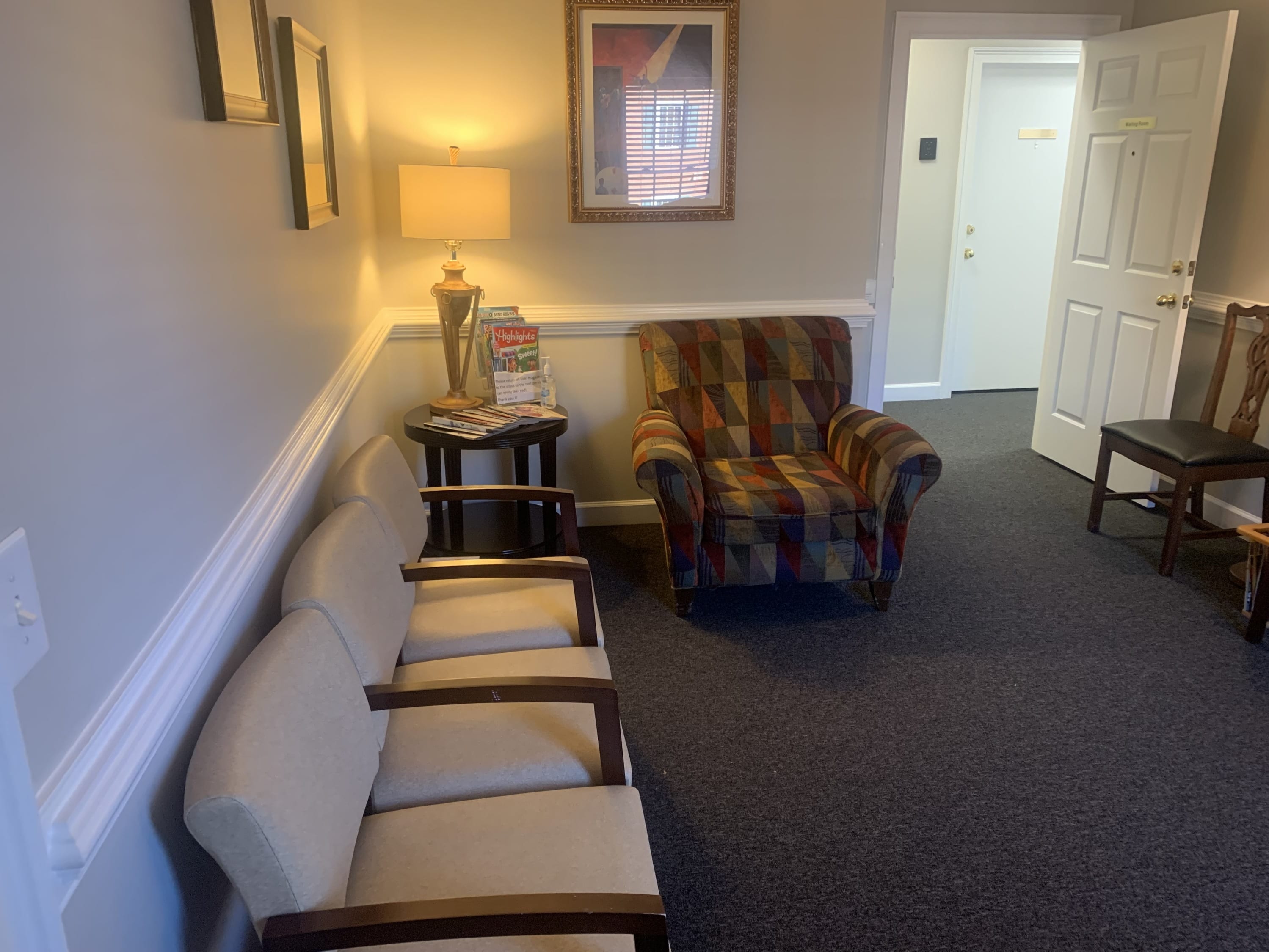 Part of waiting room