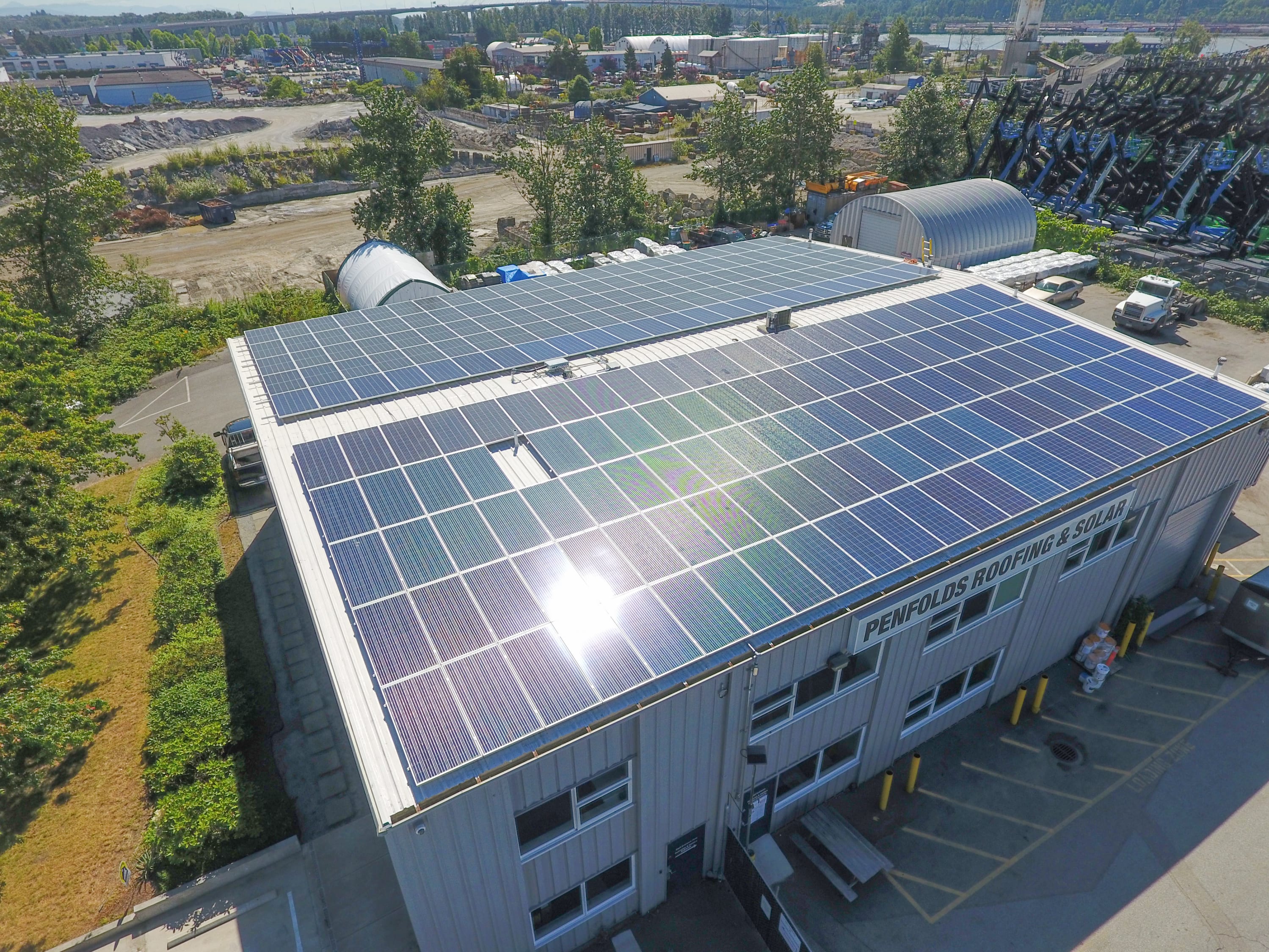 Penfolds Roofing Head Office Solar Installation