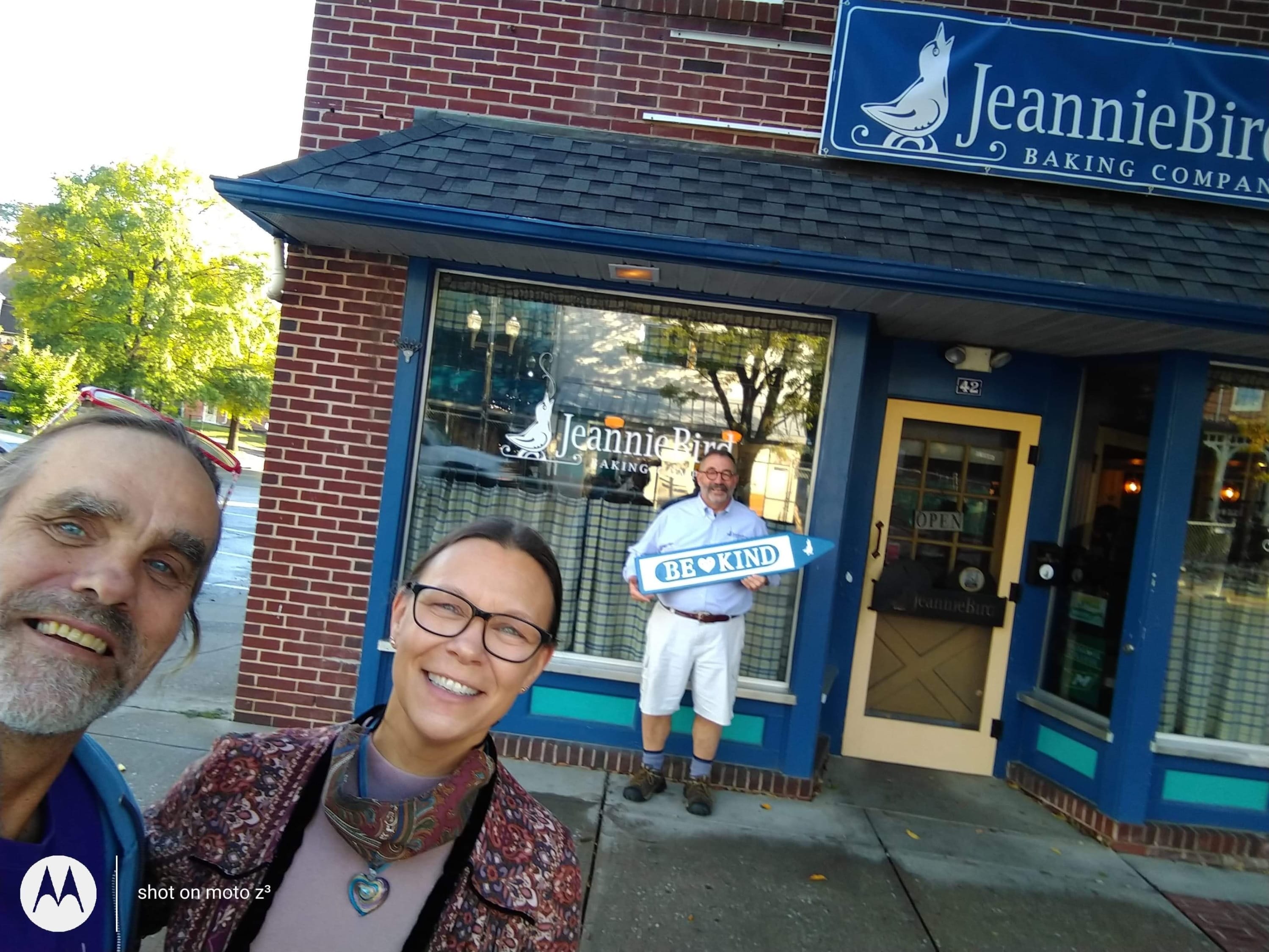 Custom BE KIND Sign Jeannie Bird Baking Company Westminster MD