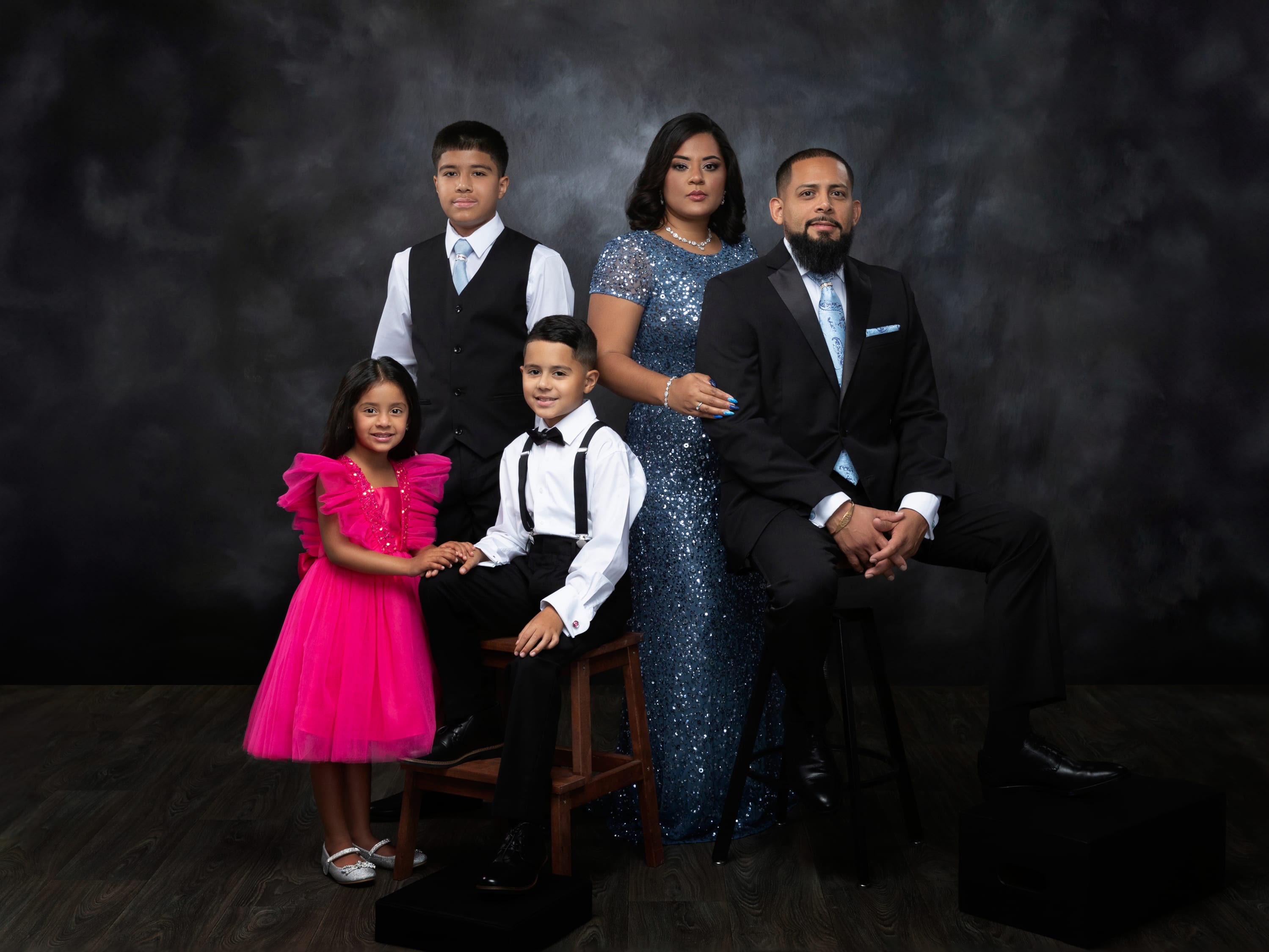 formal family portrait