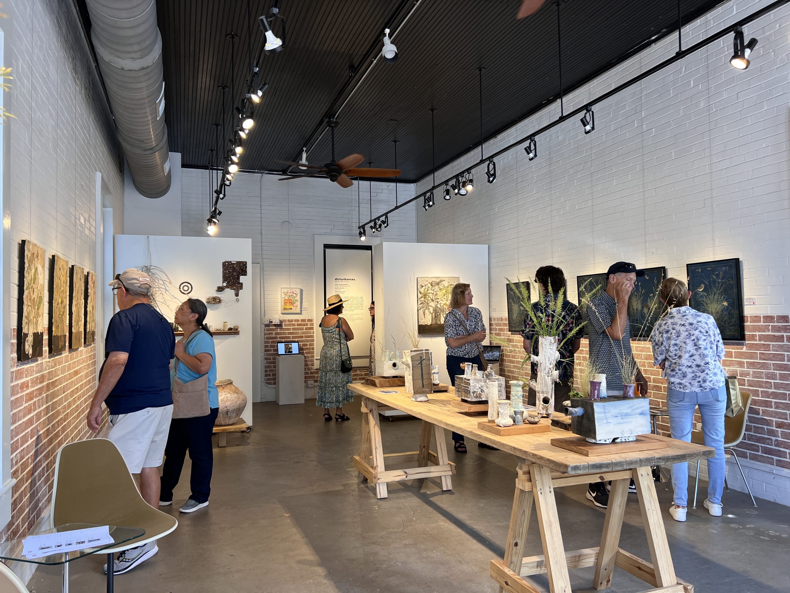 "disturbances" exhibit reception