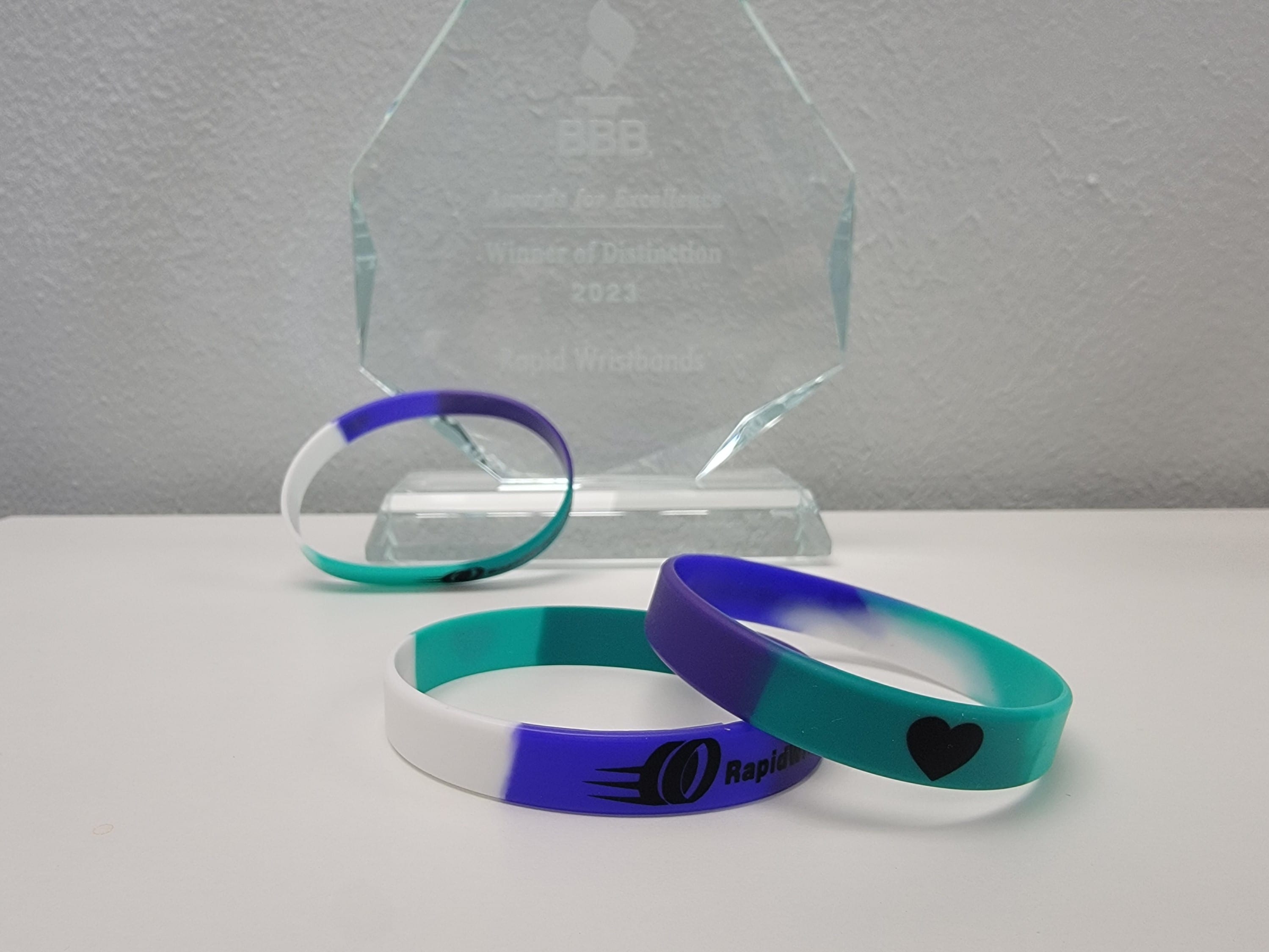 Gay Men Pride Flag custom wristbands - RapidWristbands