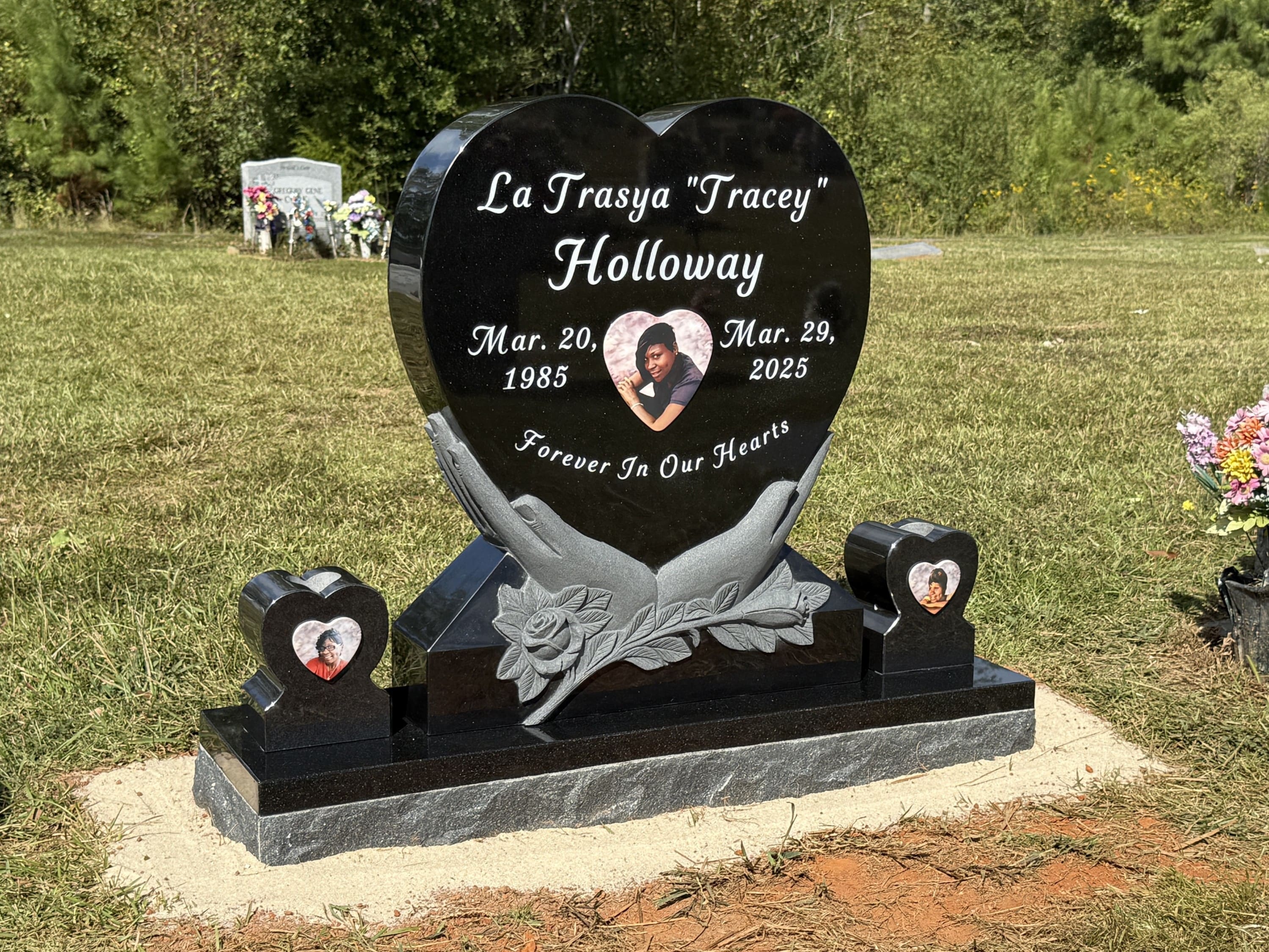 Heart Shaped Headstones