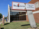 The WILL Center organization sign