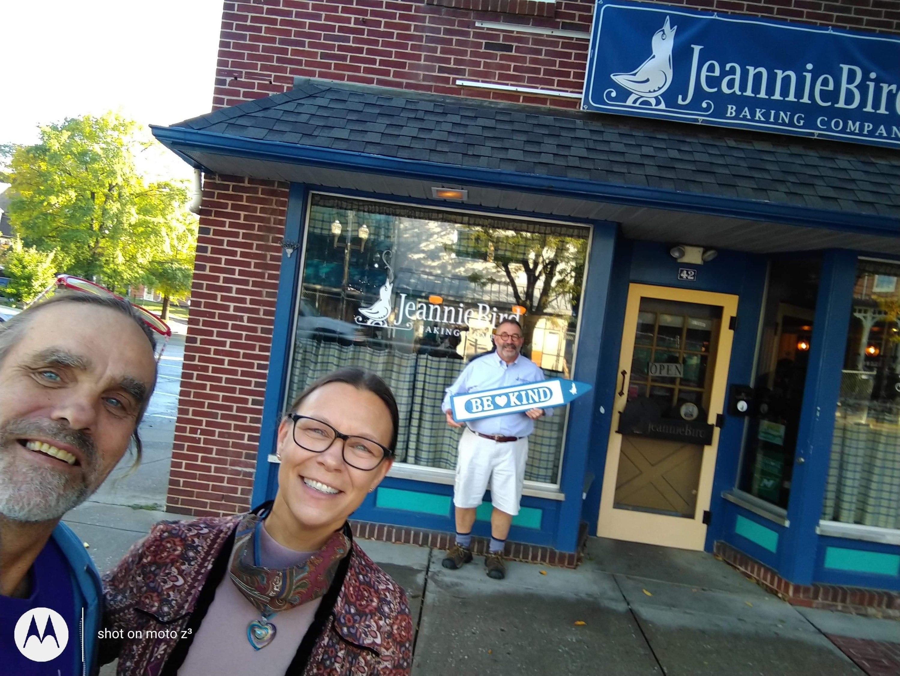 Custom BE KIND Sign Jeannie Bird Baking Company Westminster MD