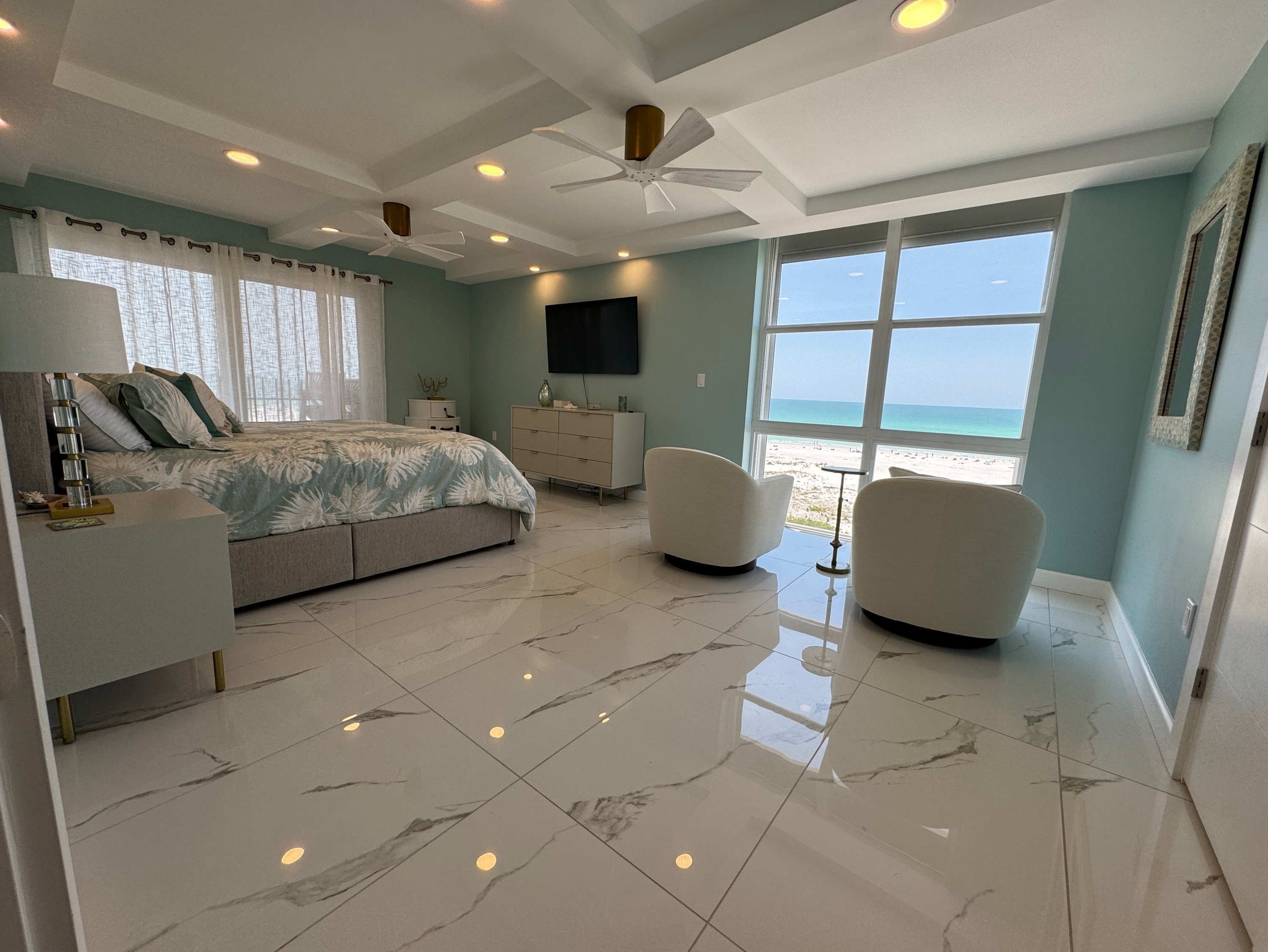 beach view bedroom