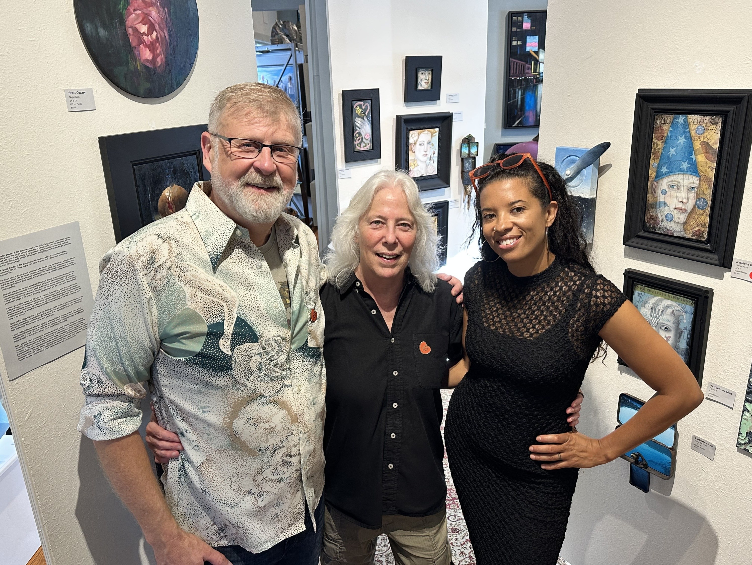 Hanging out with the art