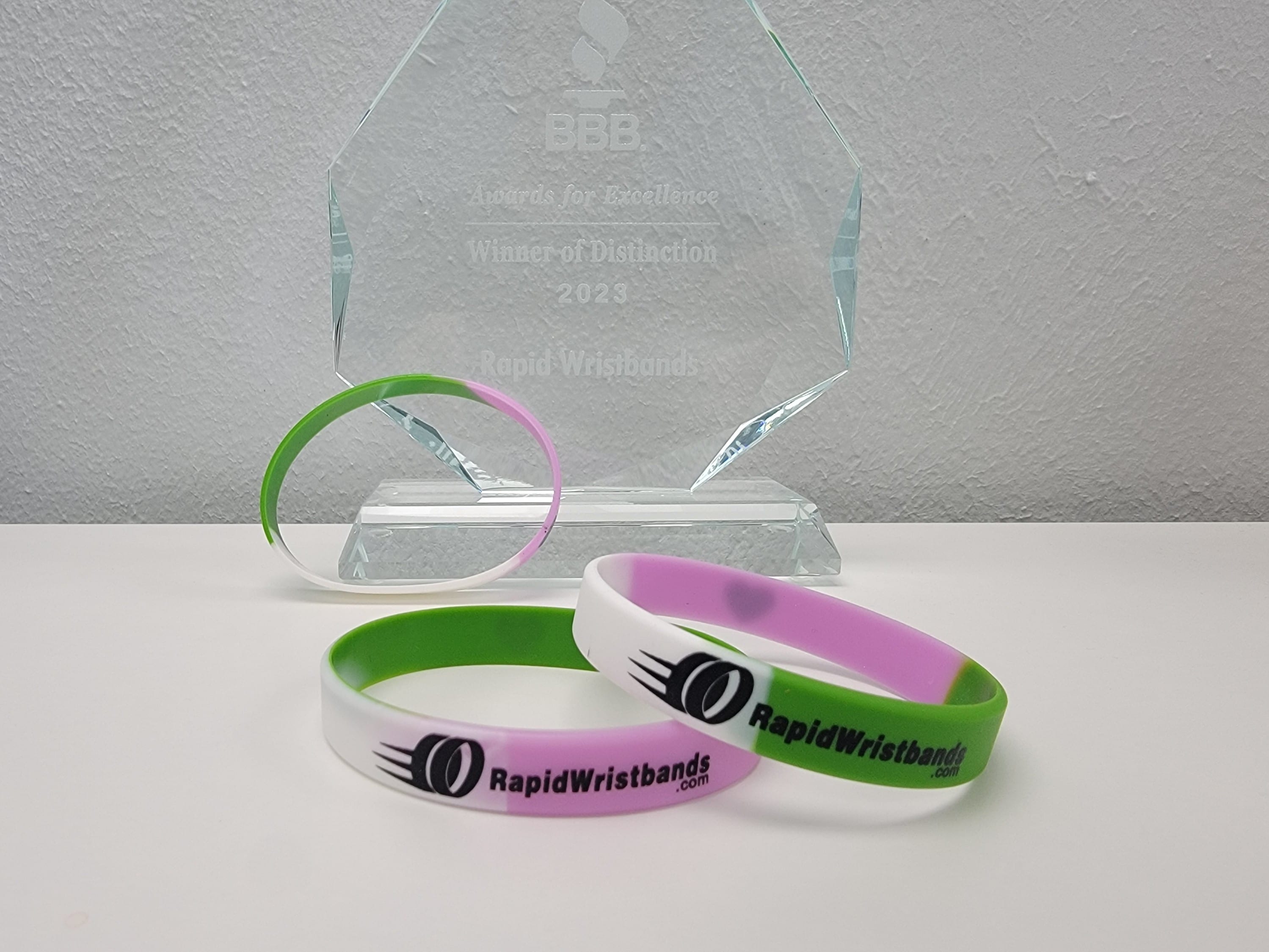 Gender Queer Pride Flag custom wristbands - RapidWristbands