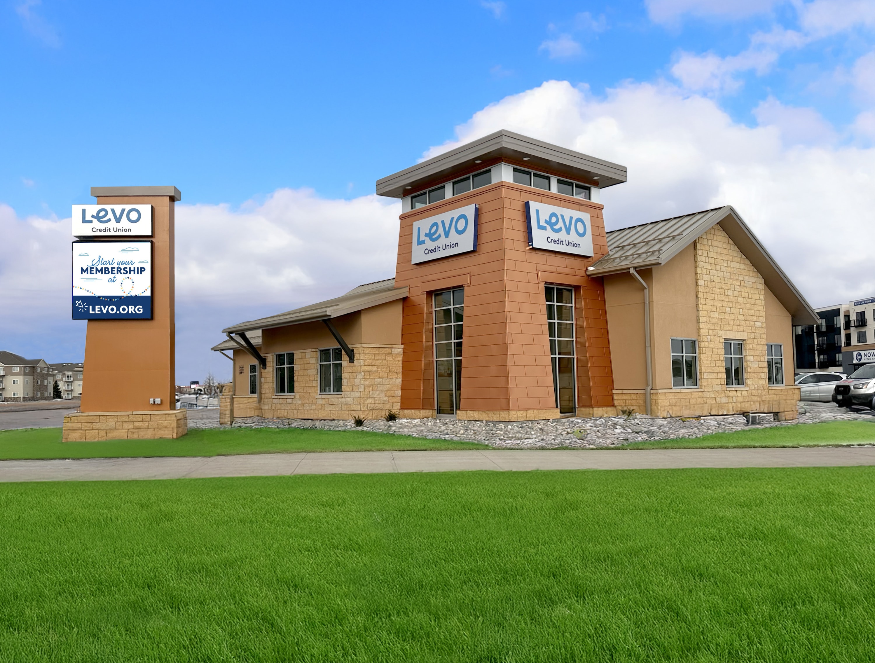 Levo Credit Union's Veterans Boulevard Branch in Fargo, North Dakota