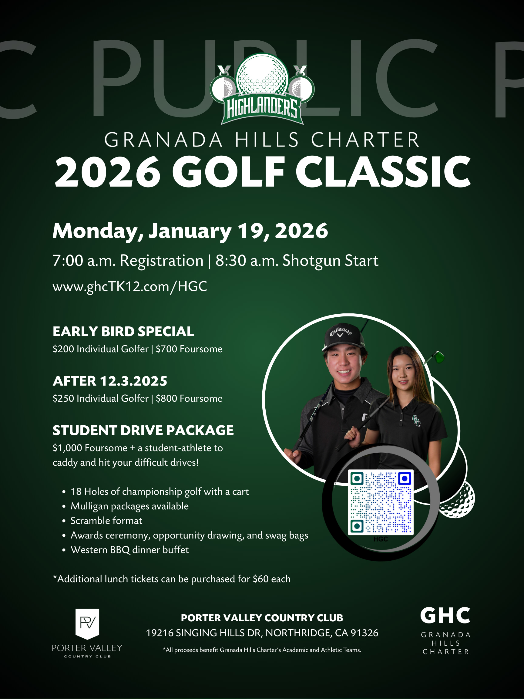 2026 Highlanders Golf Classic