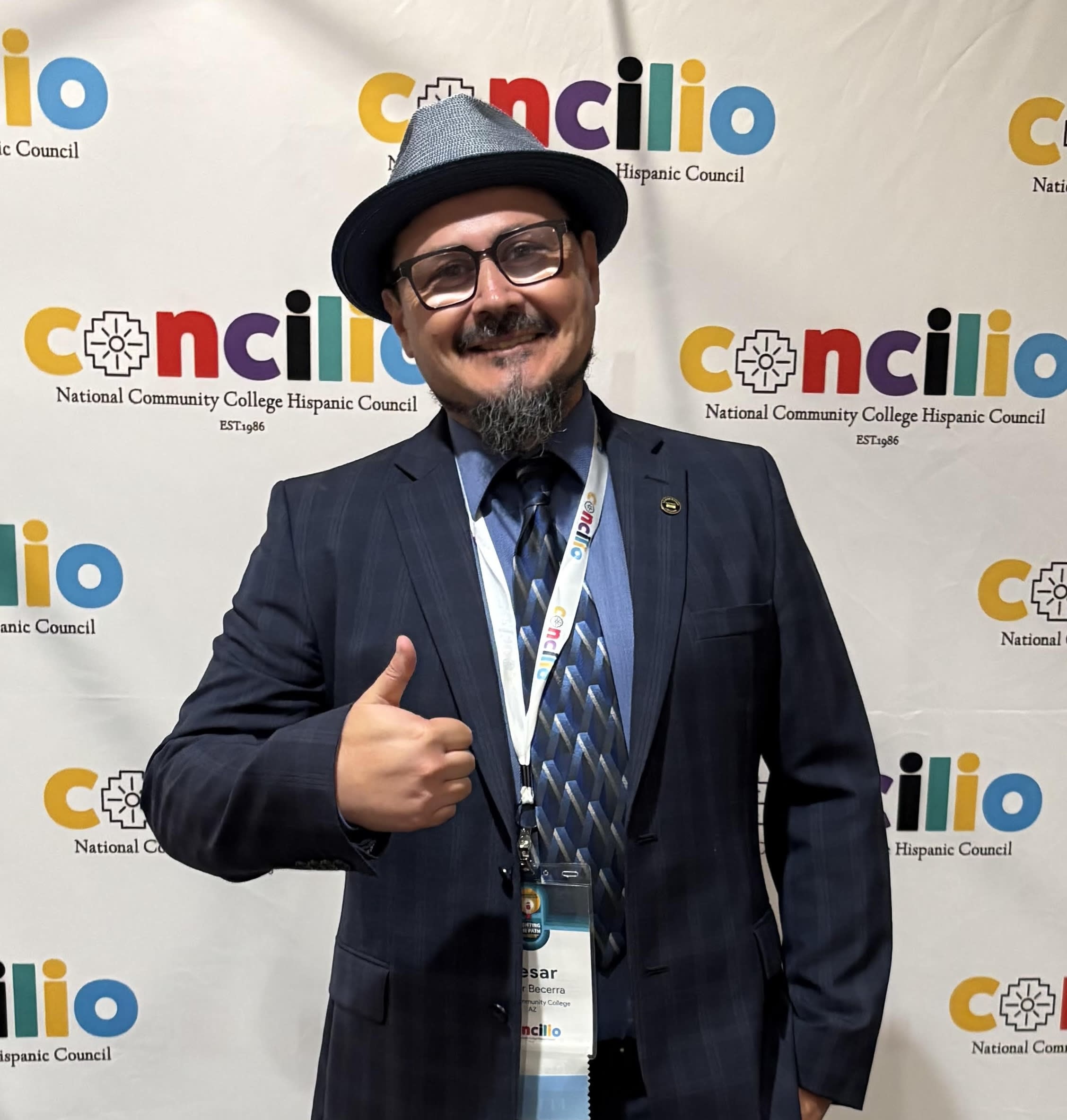 Cesar Becerra posing for a photo