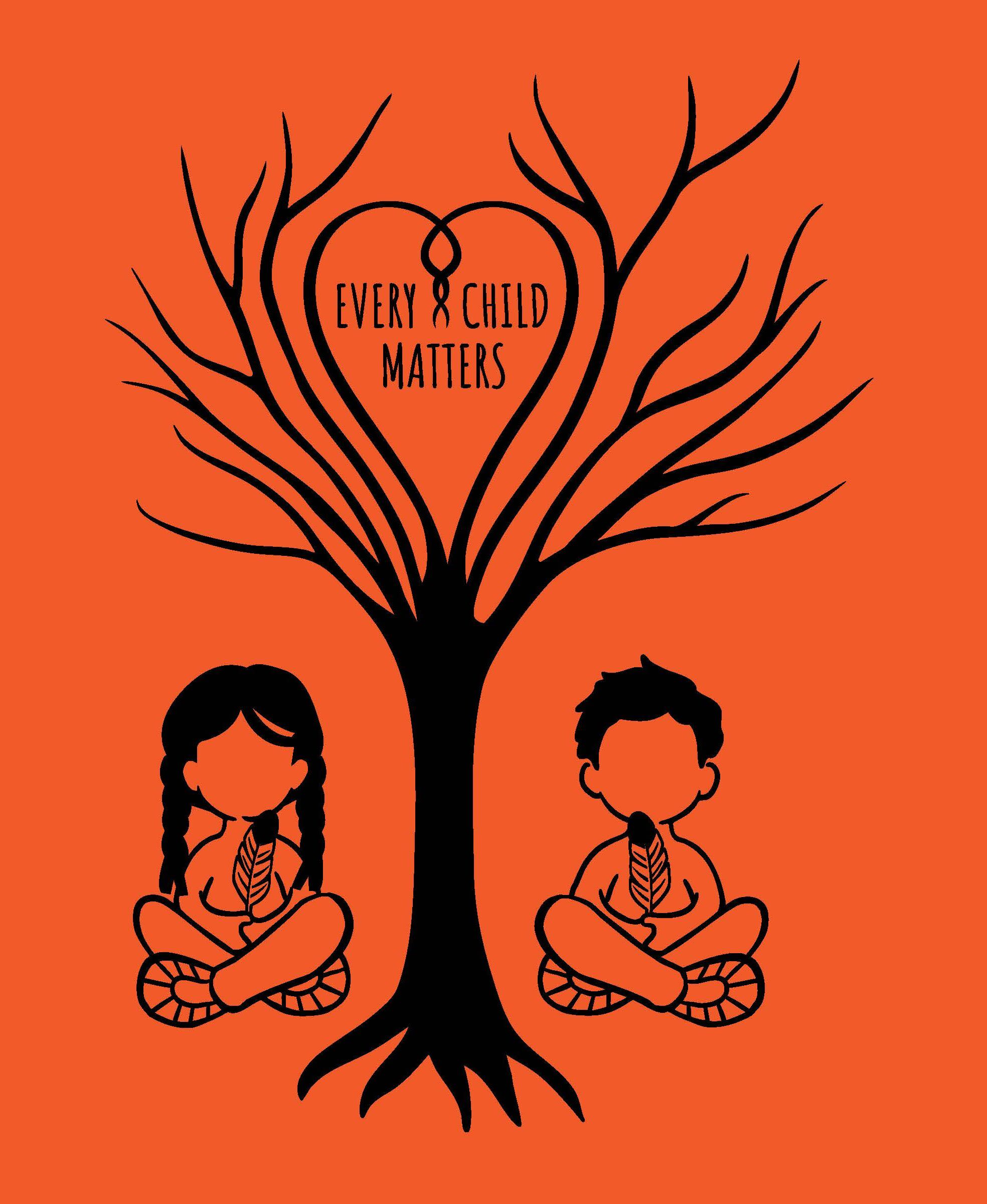 2025 Every Child Matters Orange Shirt Design from the Orange Shirt Society Website.