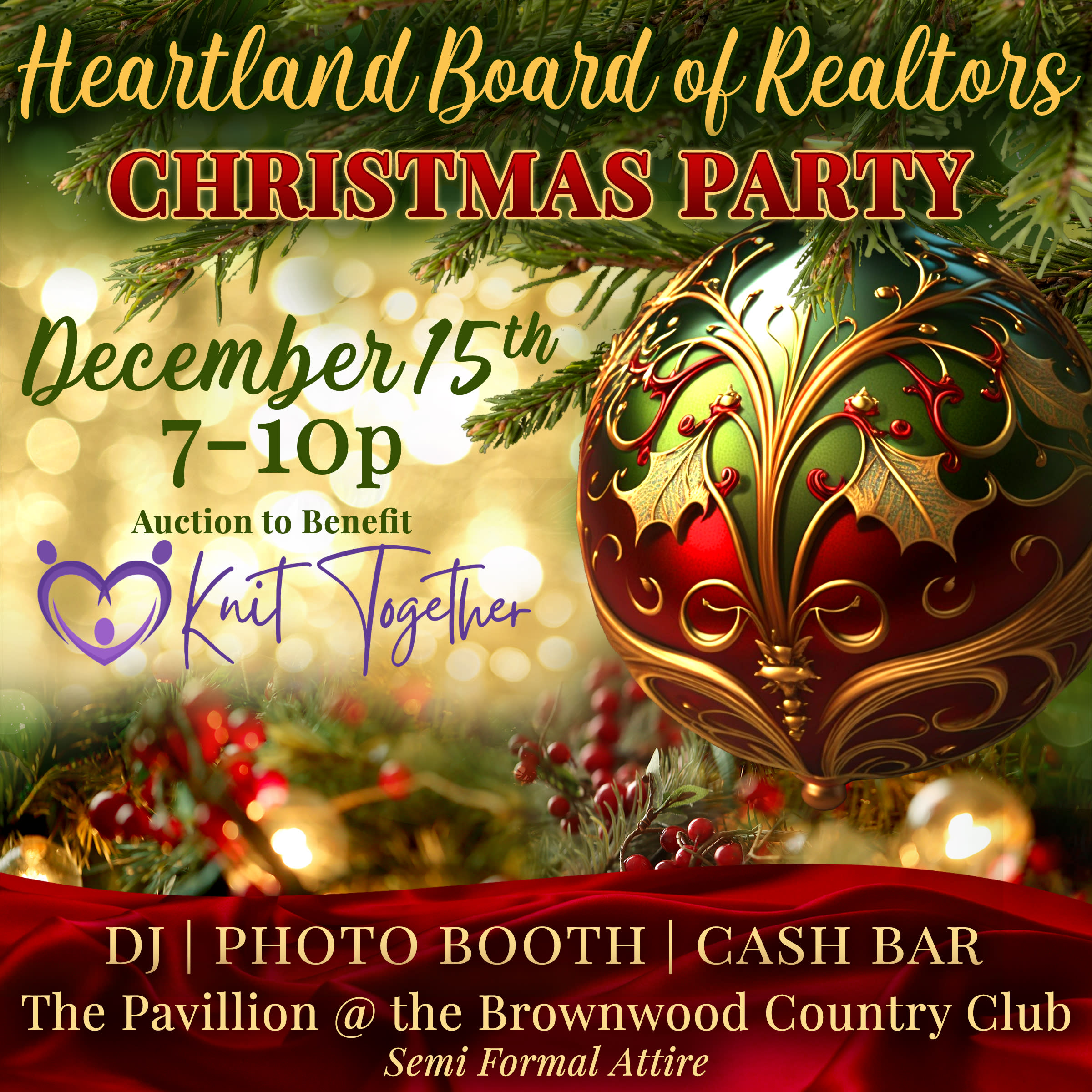 Heartland REALTORS® Christmas Party Growth Zone DO NOT EDIT Heartland REALTORS®