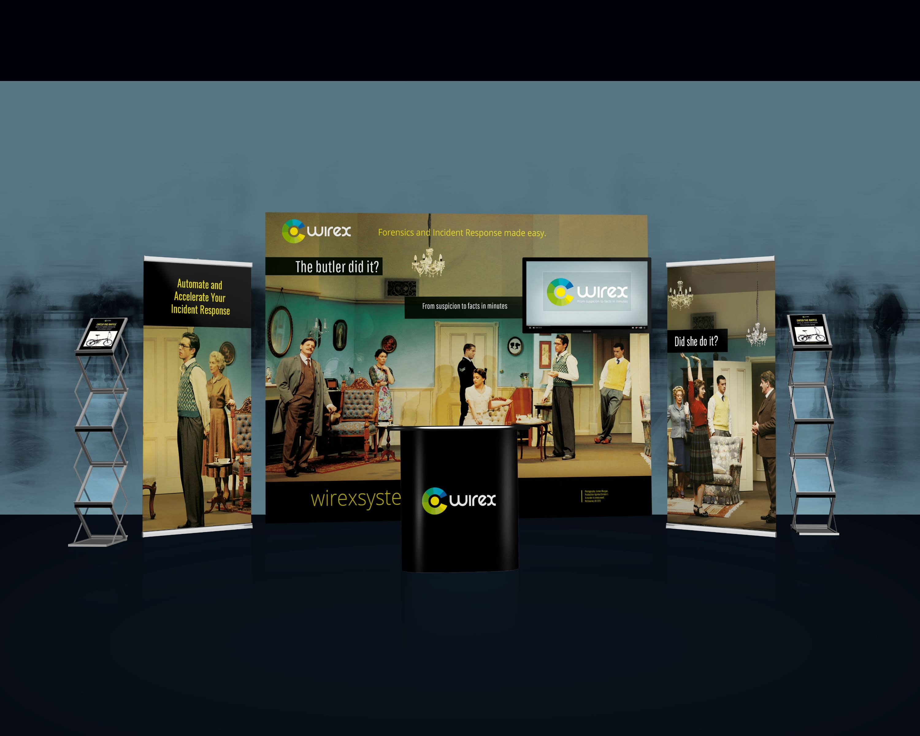 A San Francisco-based cyber security high tech company tradeshow