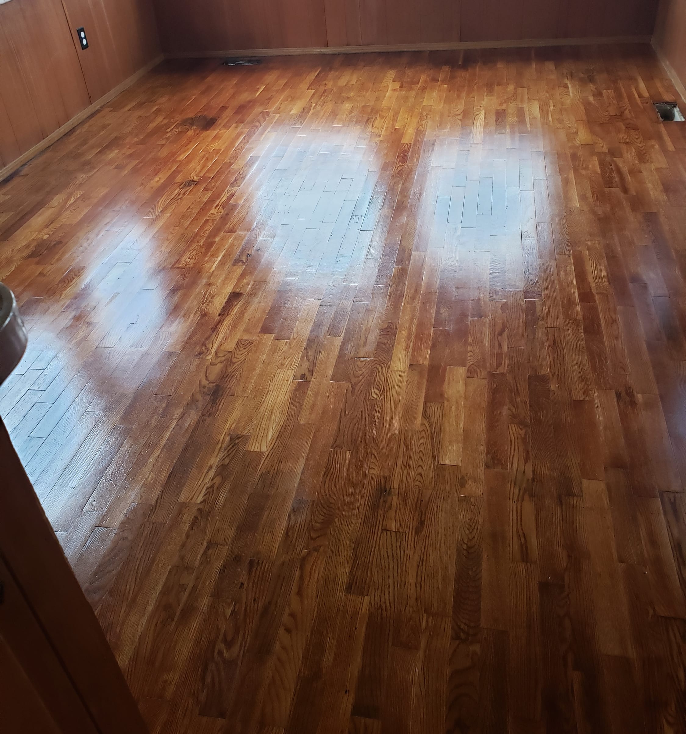 Refinished Hardwood Floor