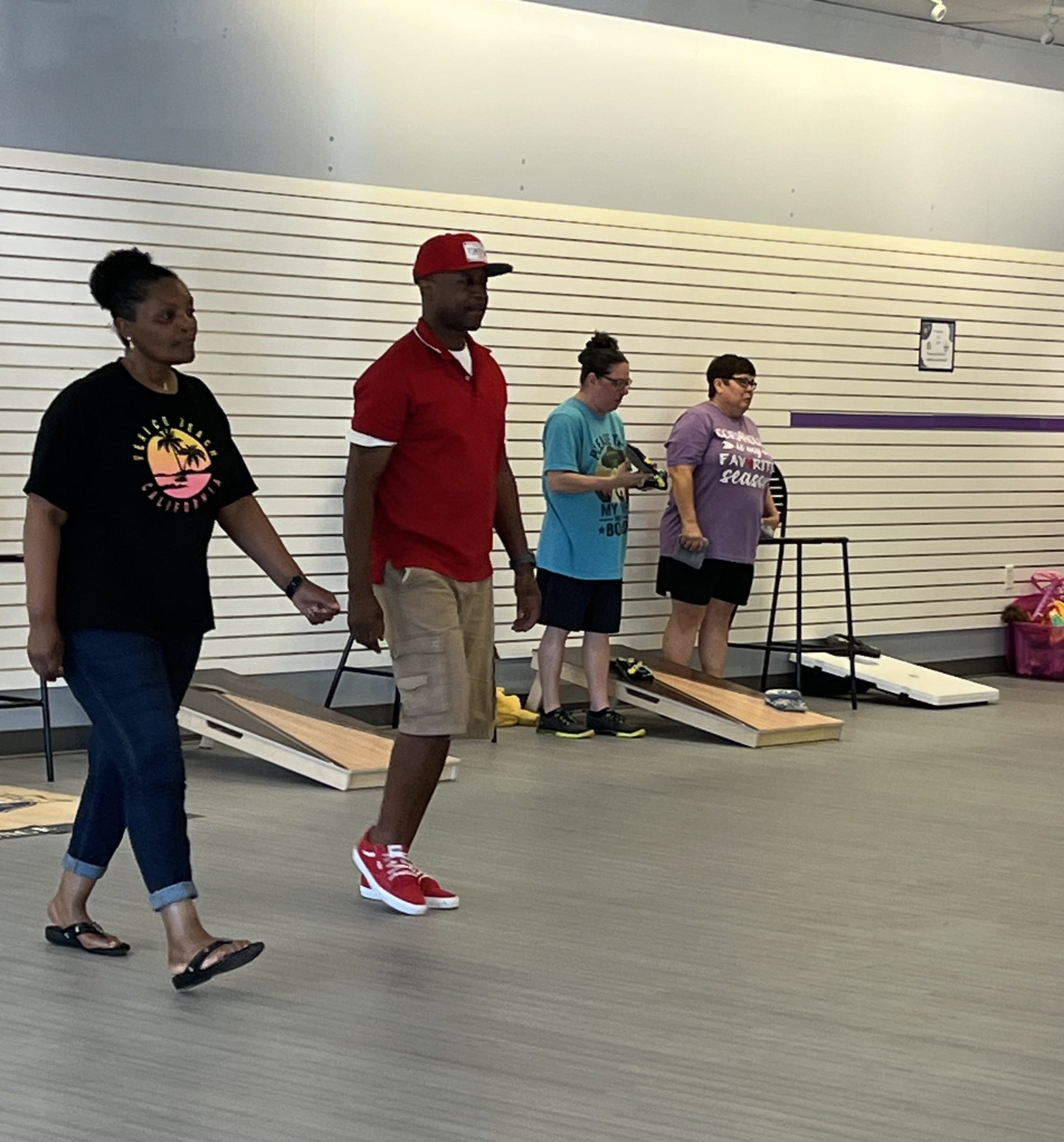 Indoor Cornhole Fun