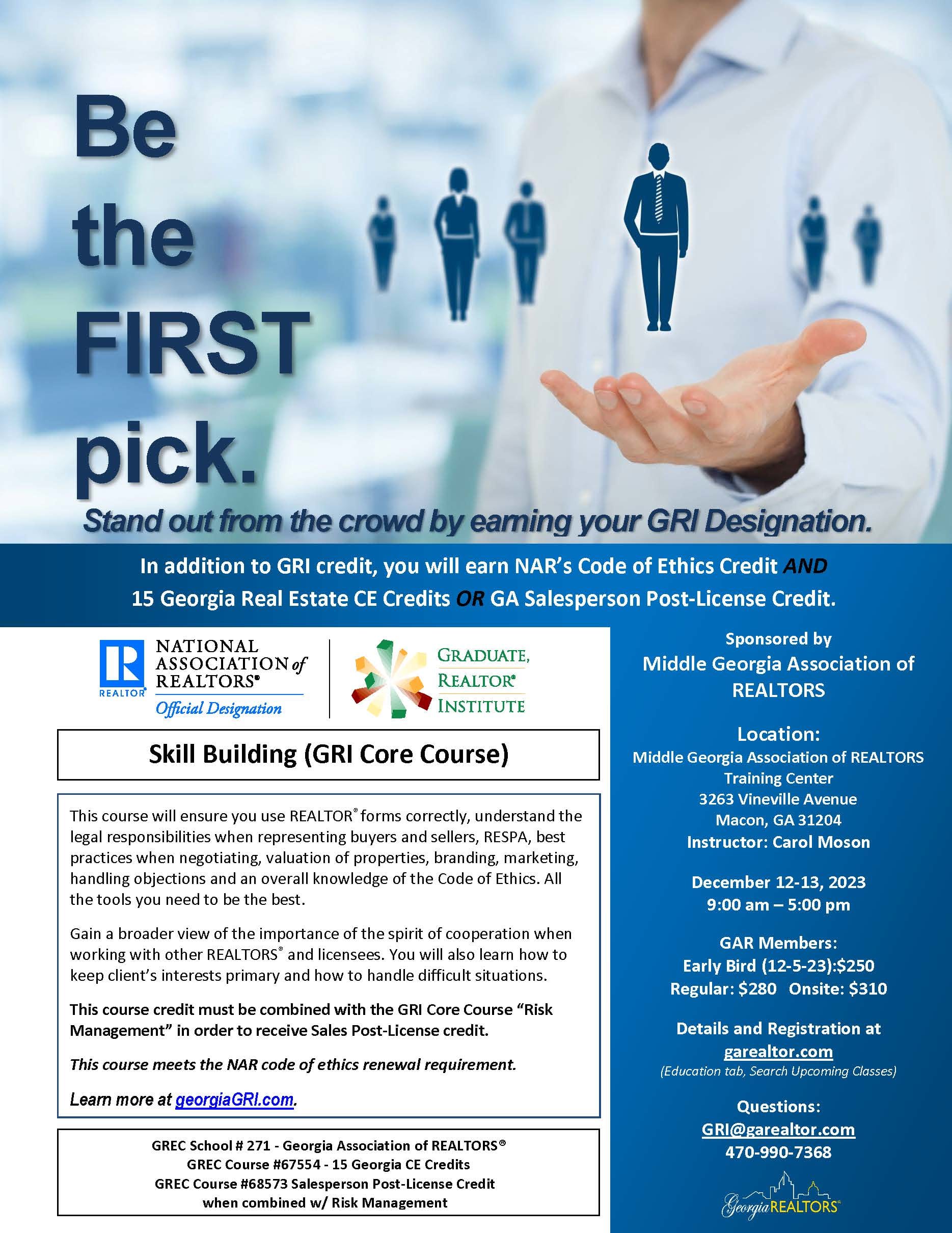 GRI Skill Building Core Course