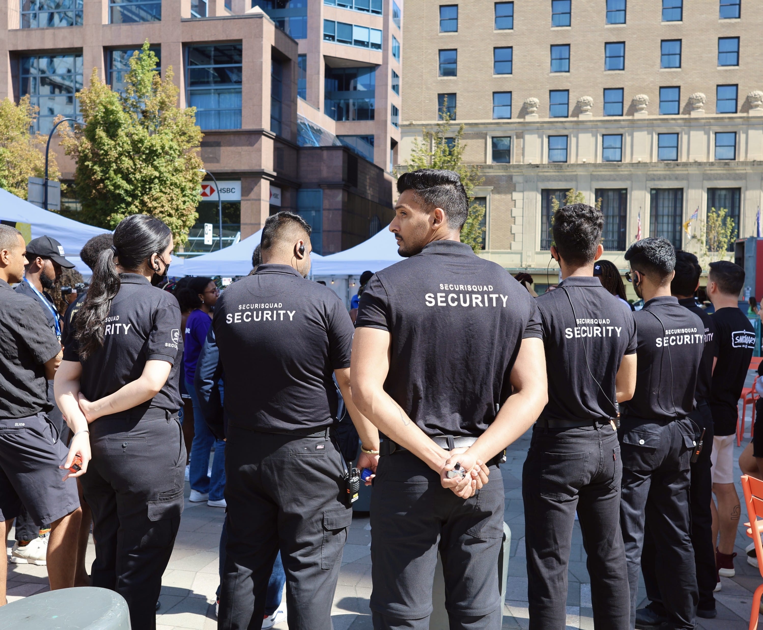 Securisquad Security  Guards on Location
