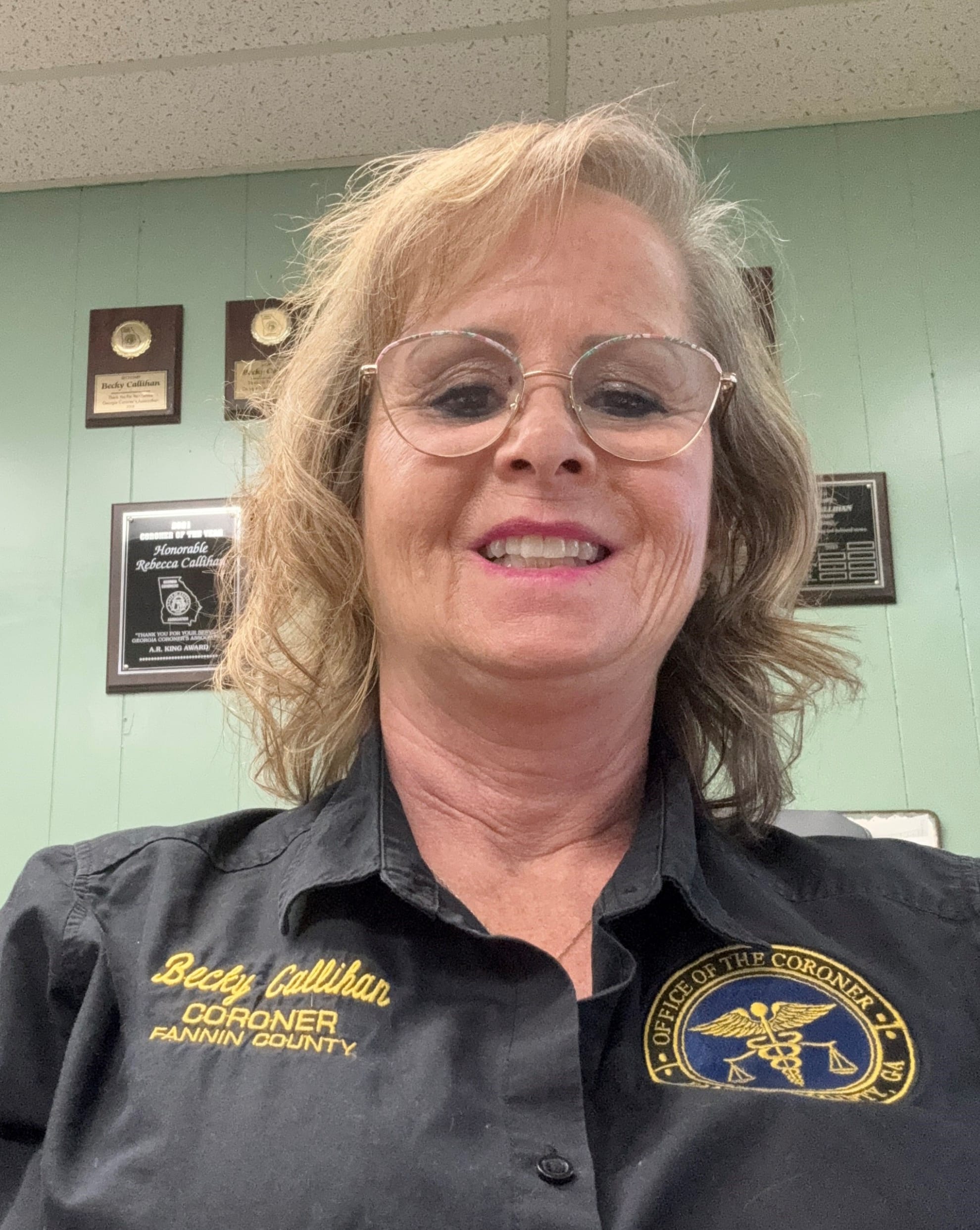 Becky Callihan, Coroner