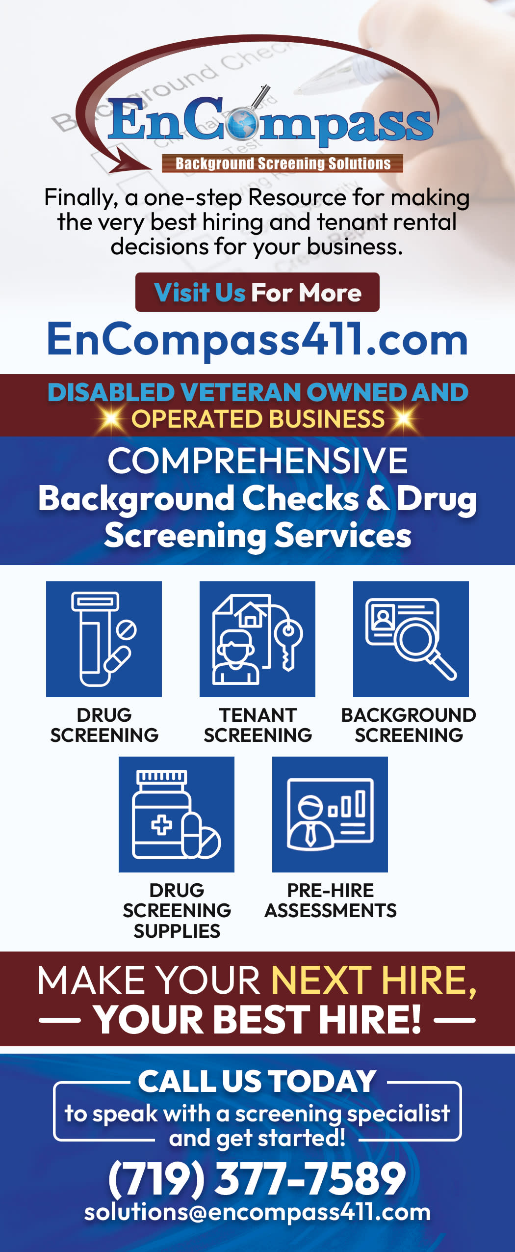 Rack Card Front Page