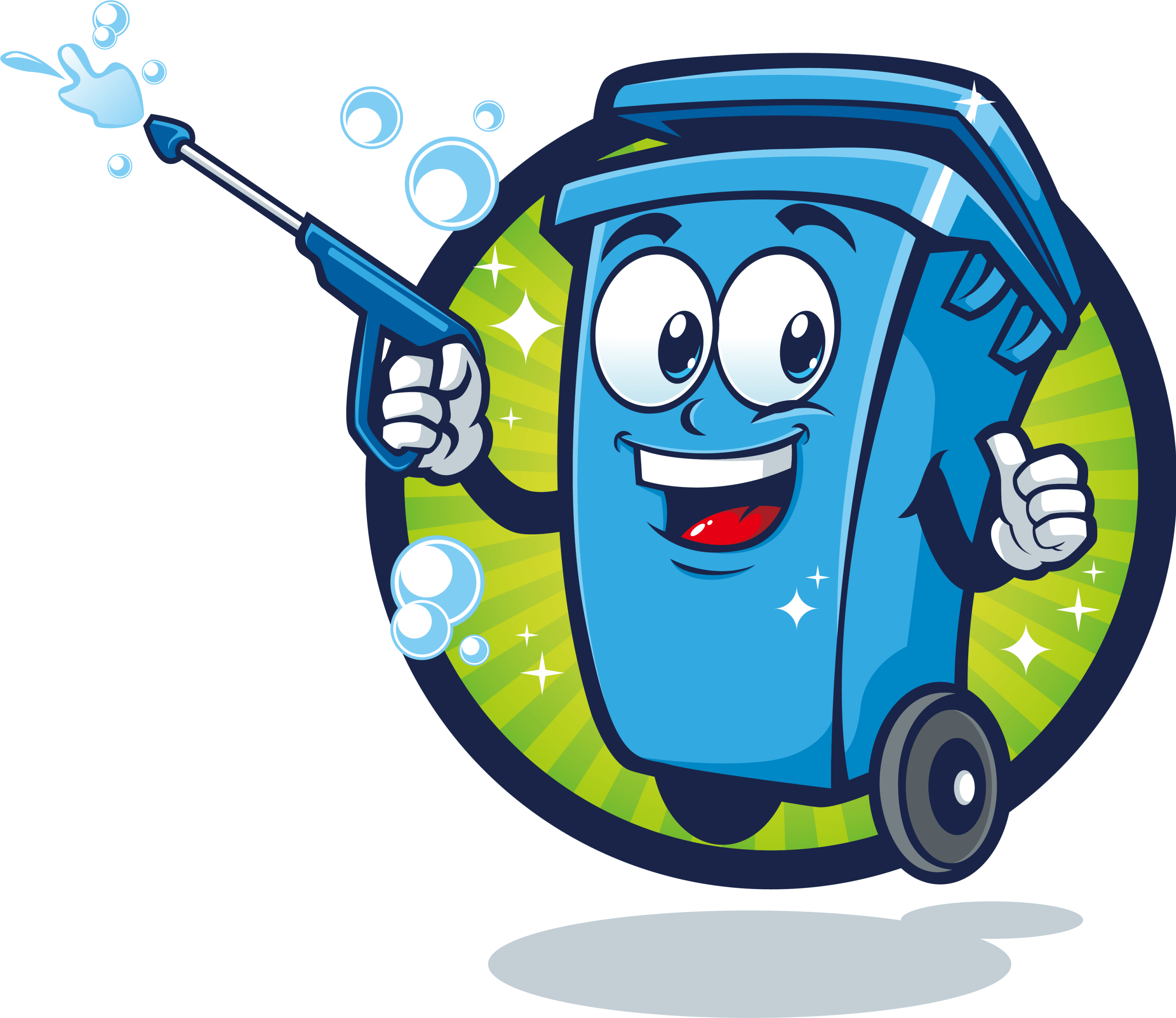 The Dirt Destroyer - Trash Bin and Can Cleaning
