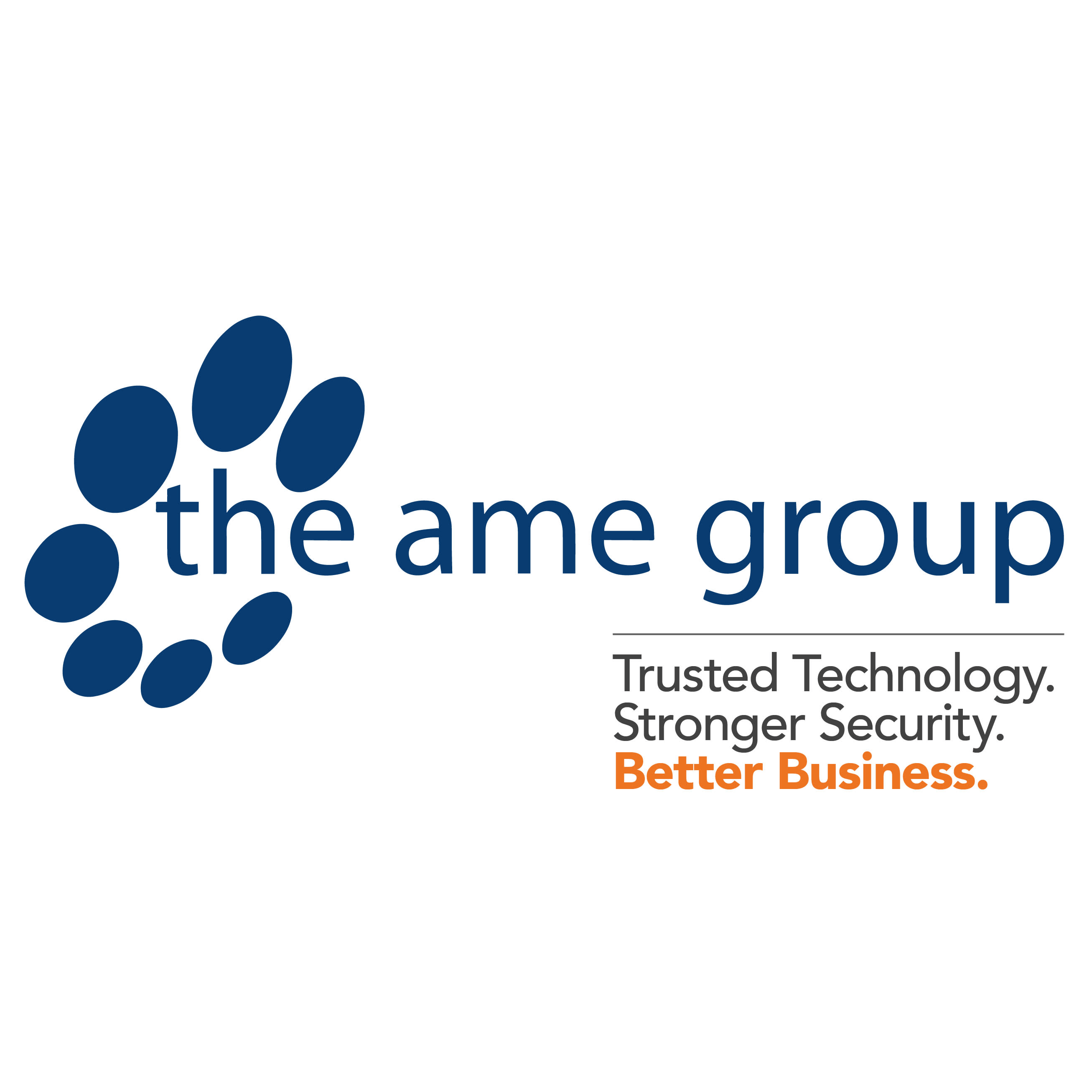 The AME Group Logo Trusted Technology. Stronger Security. Better Business.