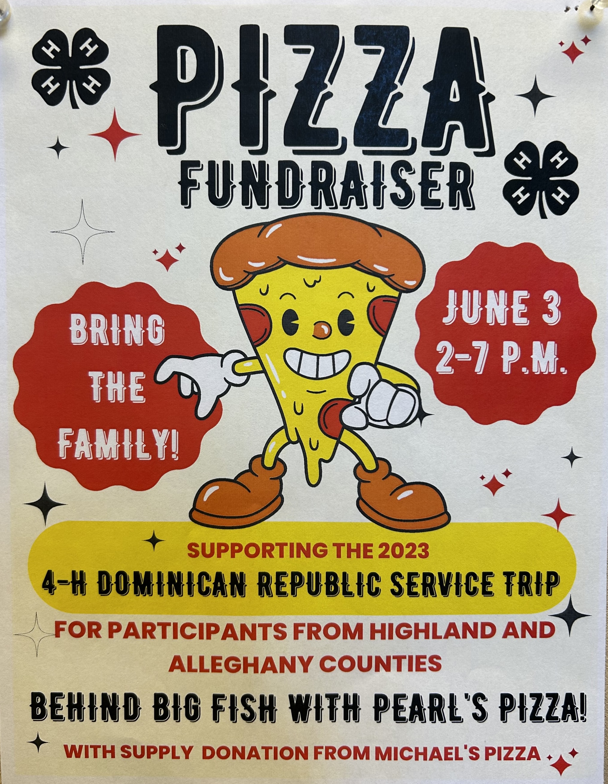 Pizza Fundraiser Behind Big Fish Cider Highland County Chamber of
