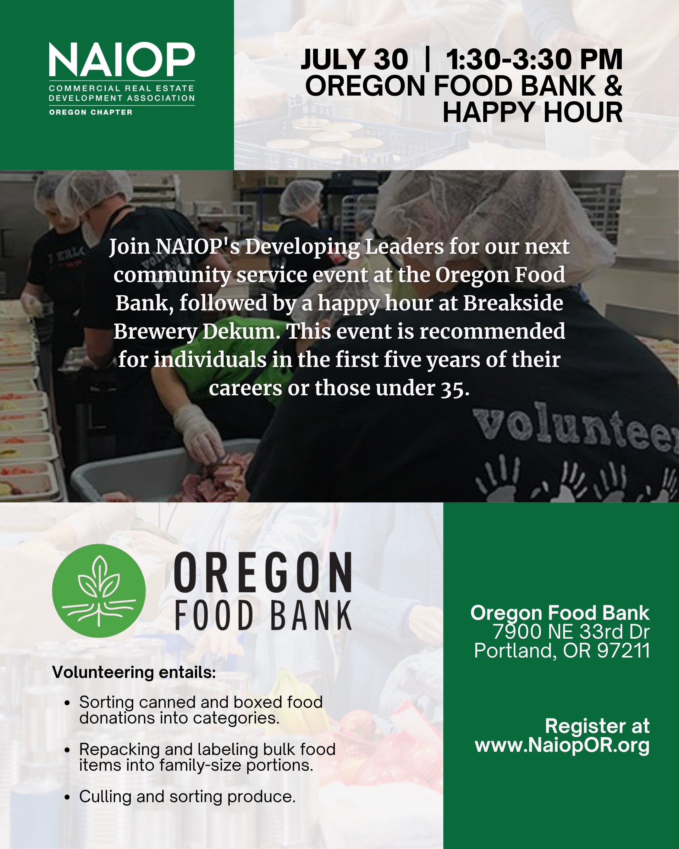 Oregon Food Bank - 2025 Volunteer Day - CREDA Oregon
