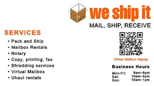 Virtual Mailbox Signup