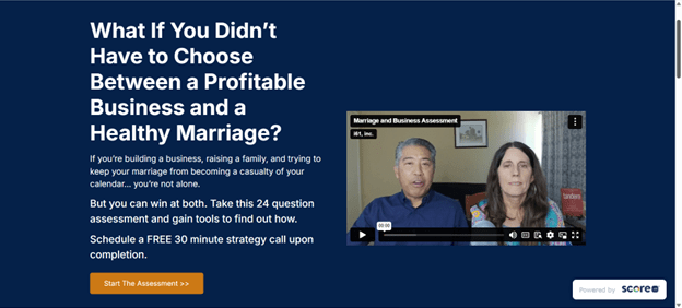 marriage and business assessment