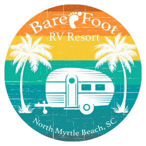 Barefoot RV resort logo